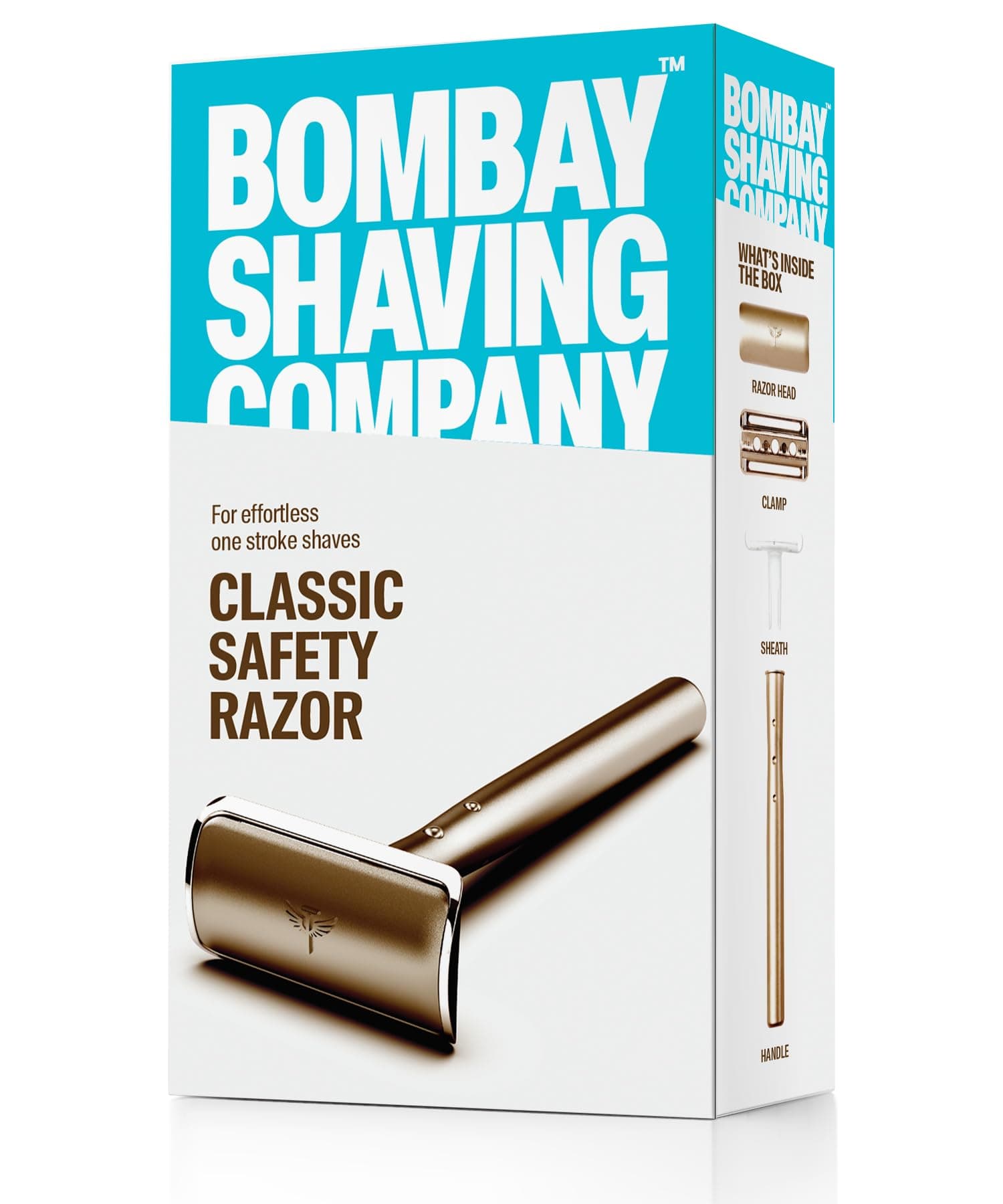 Bombay Shaving Company Classic Safety Razor For Men | Gifts For Men | Double Edge Safety Razor with Metal Handle