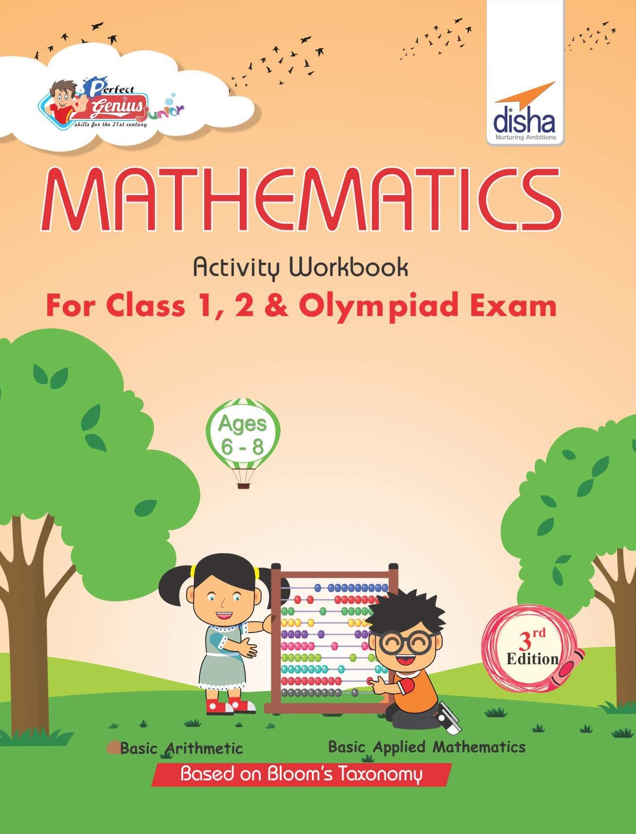 Perfect Genius Mathematics Activity Workbook for Class 1, 2 & Olympiad Exams 2nd Edition