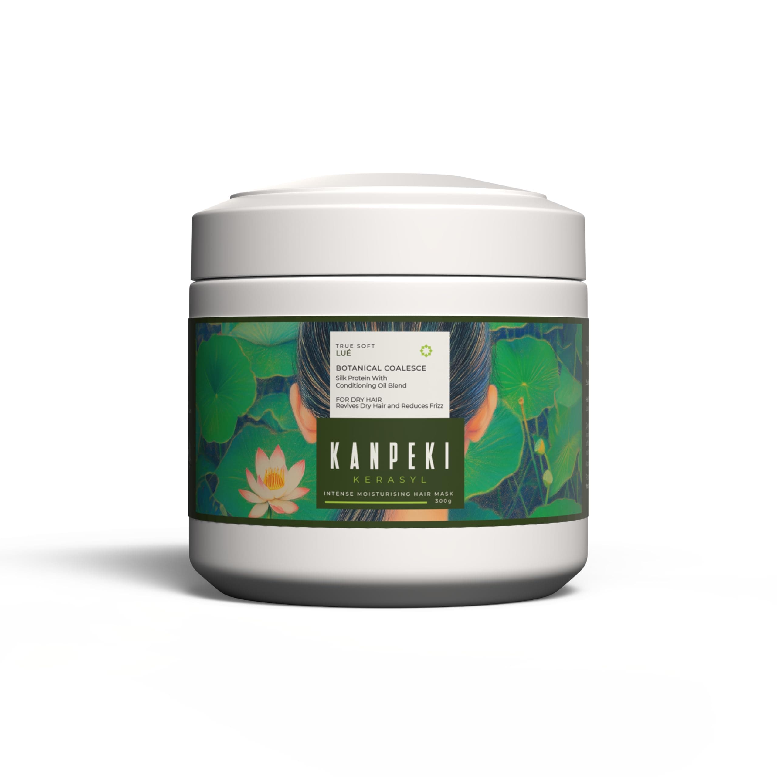 Kanpeki Kerasyl True Soft Hair Mask For Dry Hair | Deep Hydration, Frizz Control & Nourishment | Infused with Argan Oil, Botanical Essence & Silk Proteins | Lue, 300 gram