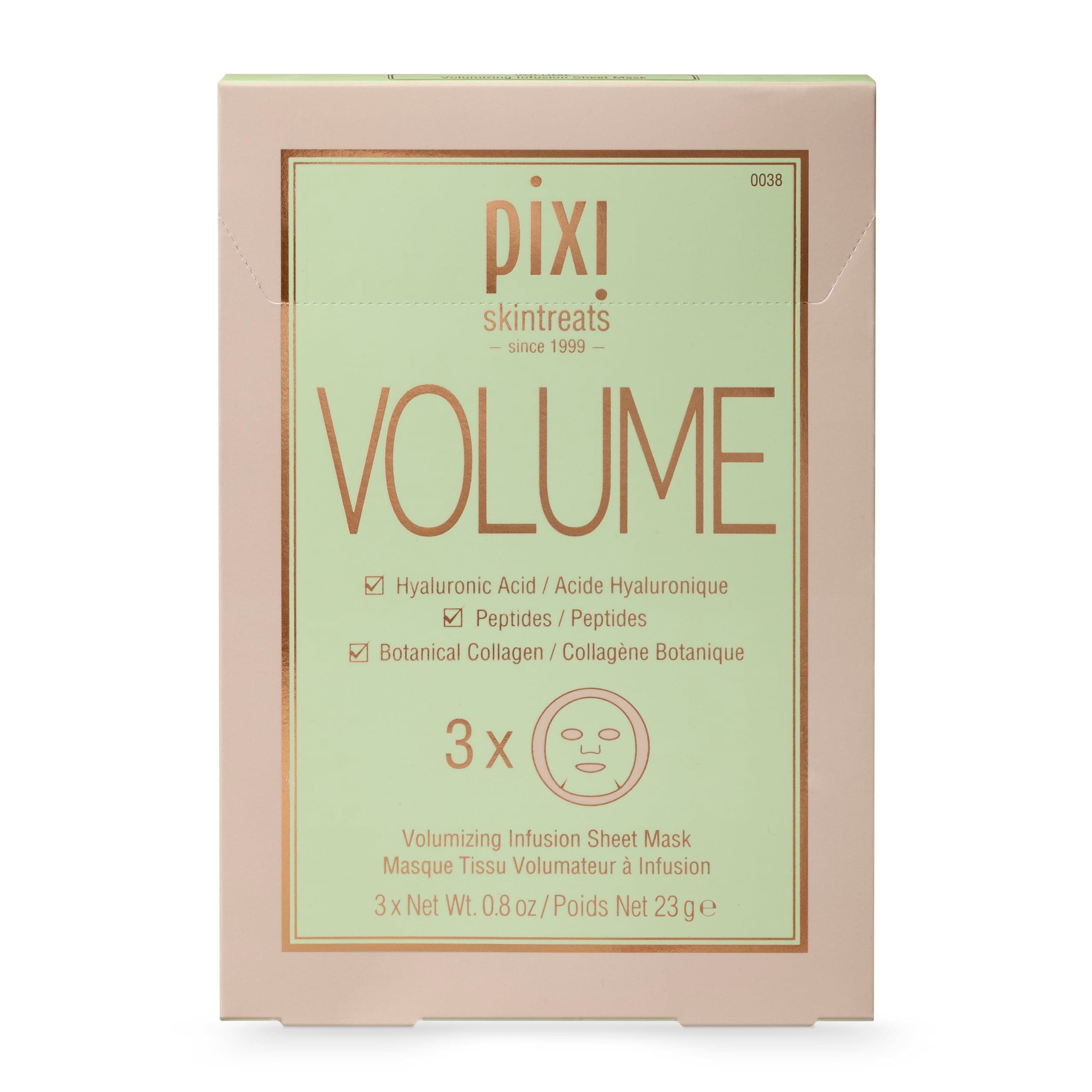 PIXI Volume Collagen Boost Mask Sheet Pack Of 3 (23gm Each)