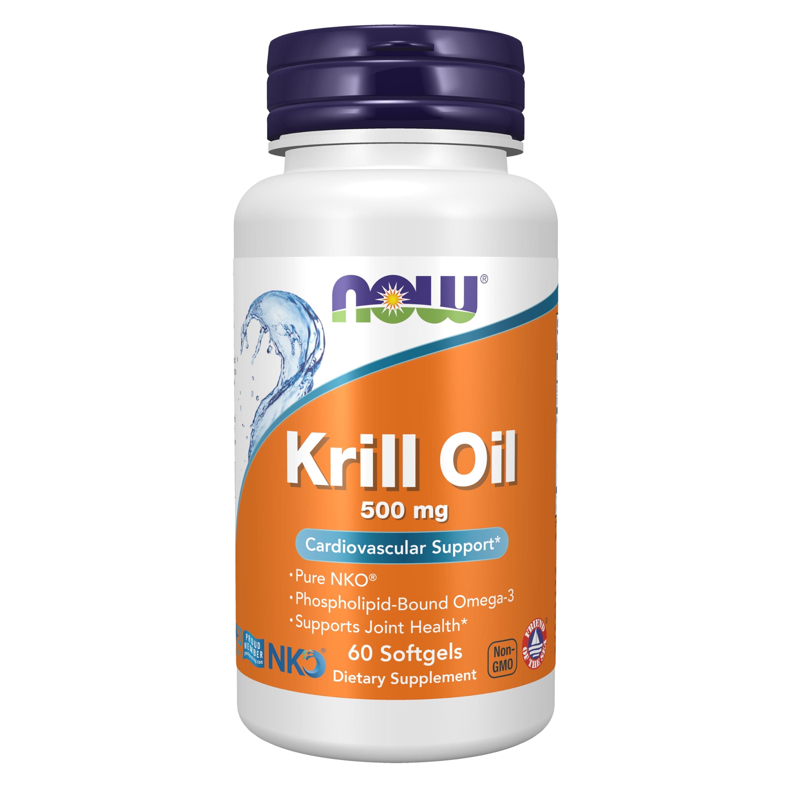 Now Foods Neptune Krill Oil 500mg Soft-gels, 60-Count