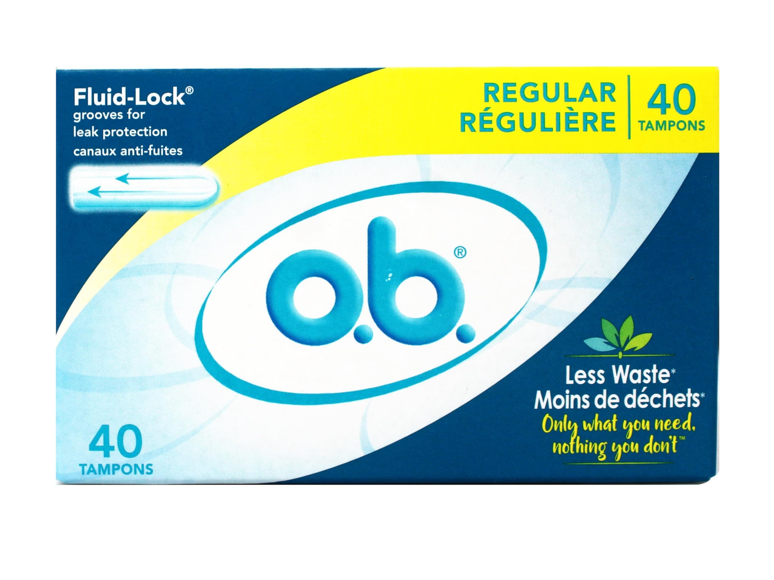 o.b. Pro Comfort Digital Tampons, Regular, 40 Count