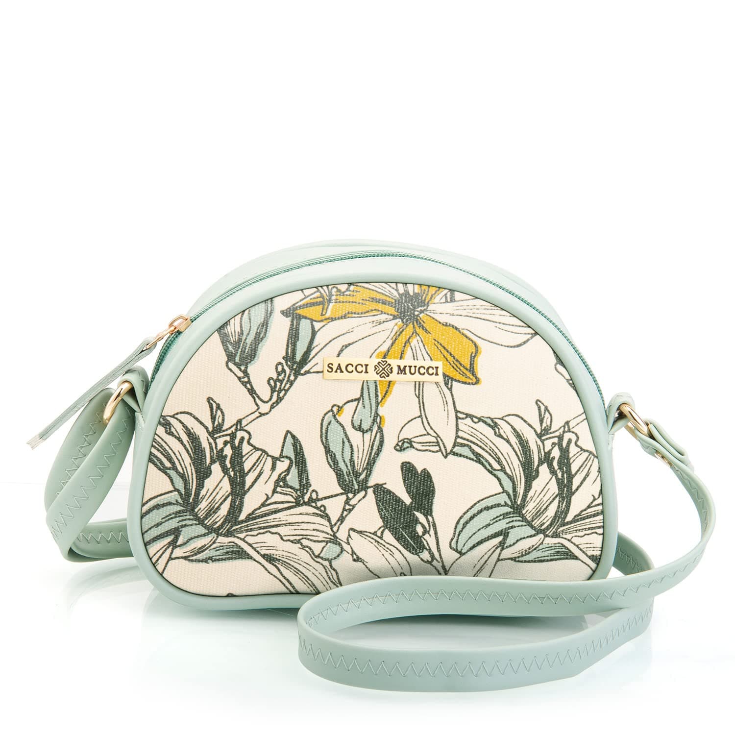 SACCI MUCCI Women's Rainbow Cross-body Bags/Sling Bag-Magnolia Pattern Design