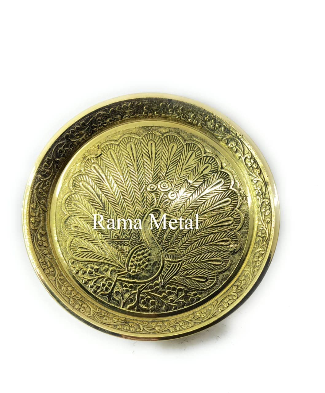 RAMA METAL Peacock MUKALI Stand | Pooja Purpose MUKALI