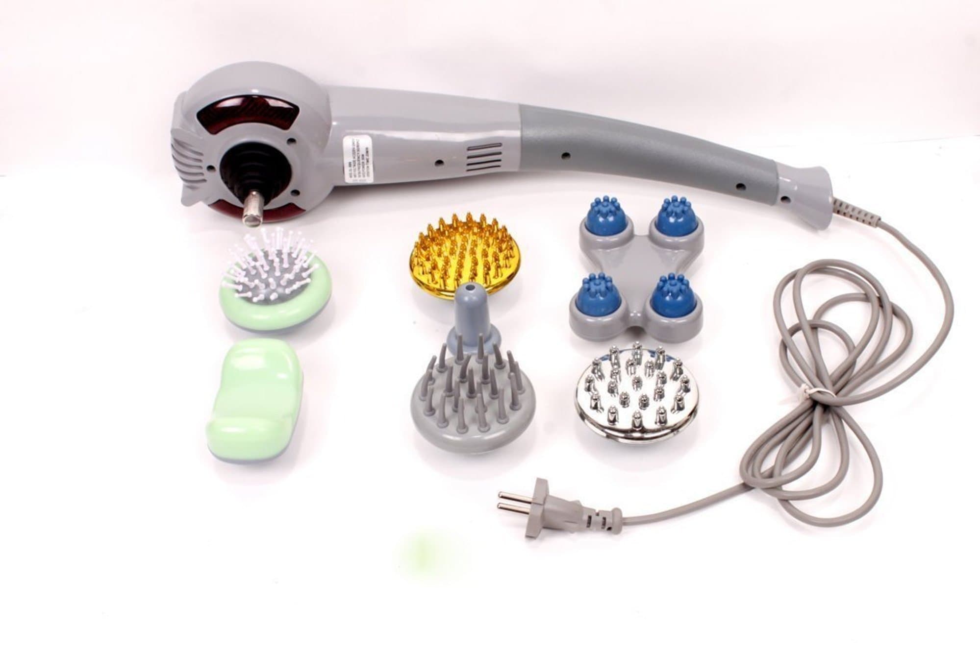 Concepta Full Body Massager for Pain Relief | Magic Corded Electric Body Massage Machines | Used for Head, Neck, Back, Legs, Feet & Shoulders – Gray
