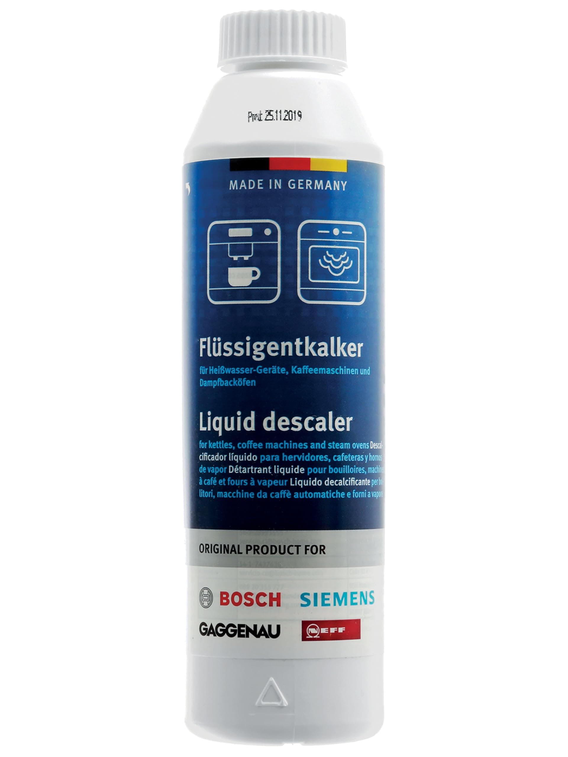 Bosch Siemens Liquid Descaler for Coffee Machine & Kettle 250ml