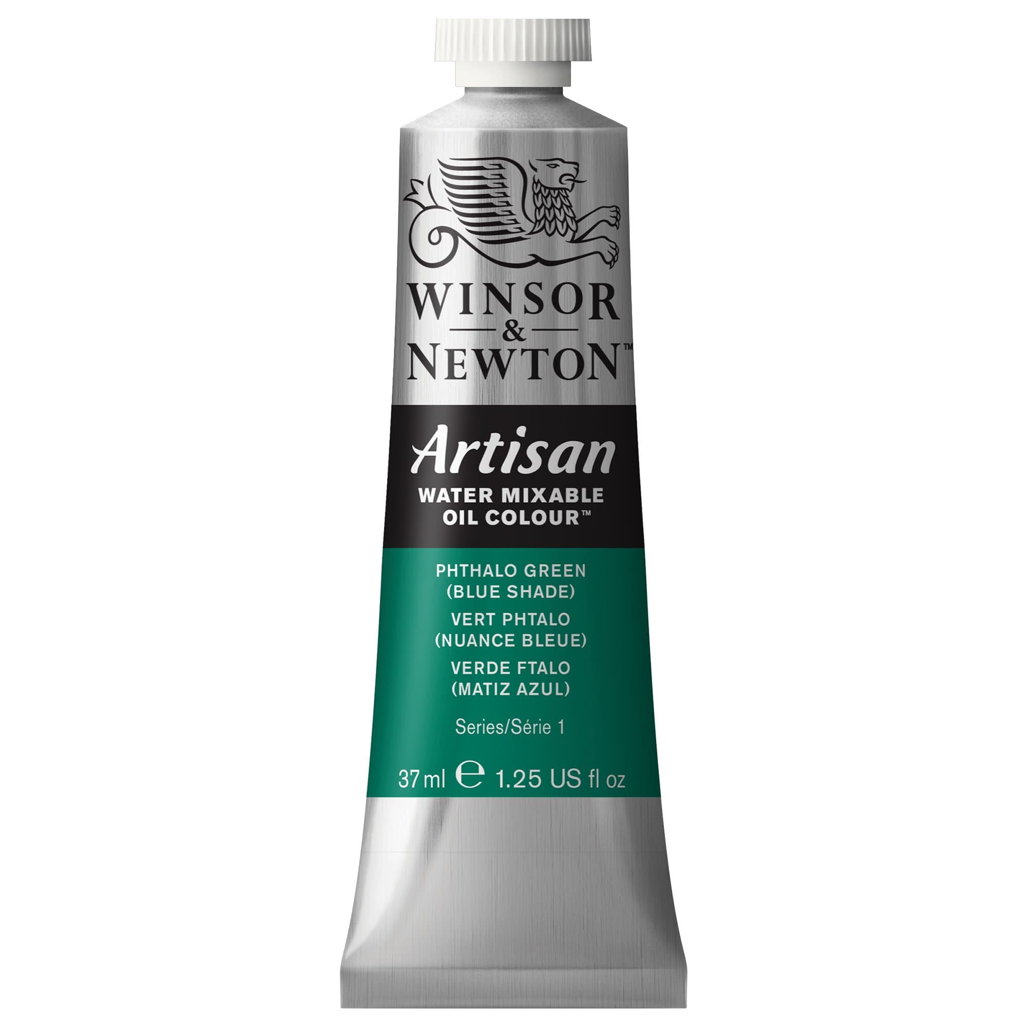 Winsor & Newton Artisan Water Mixable Oil Color, 37ml, Phthalo Green with Blue Shade