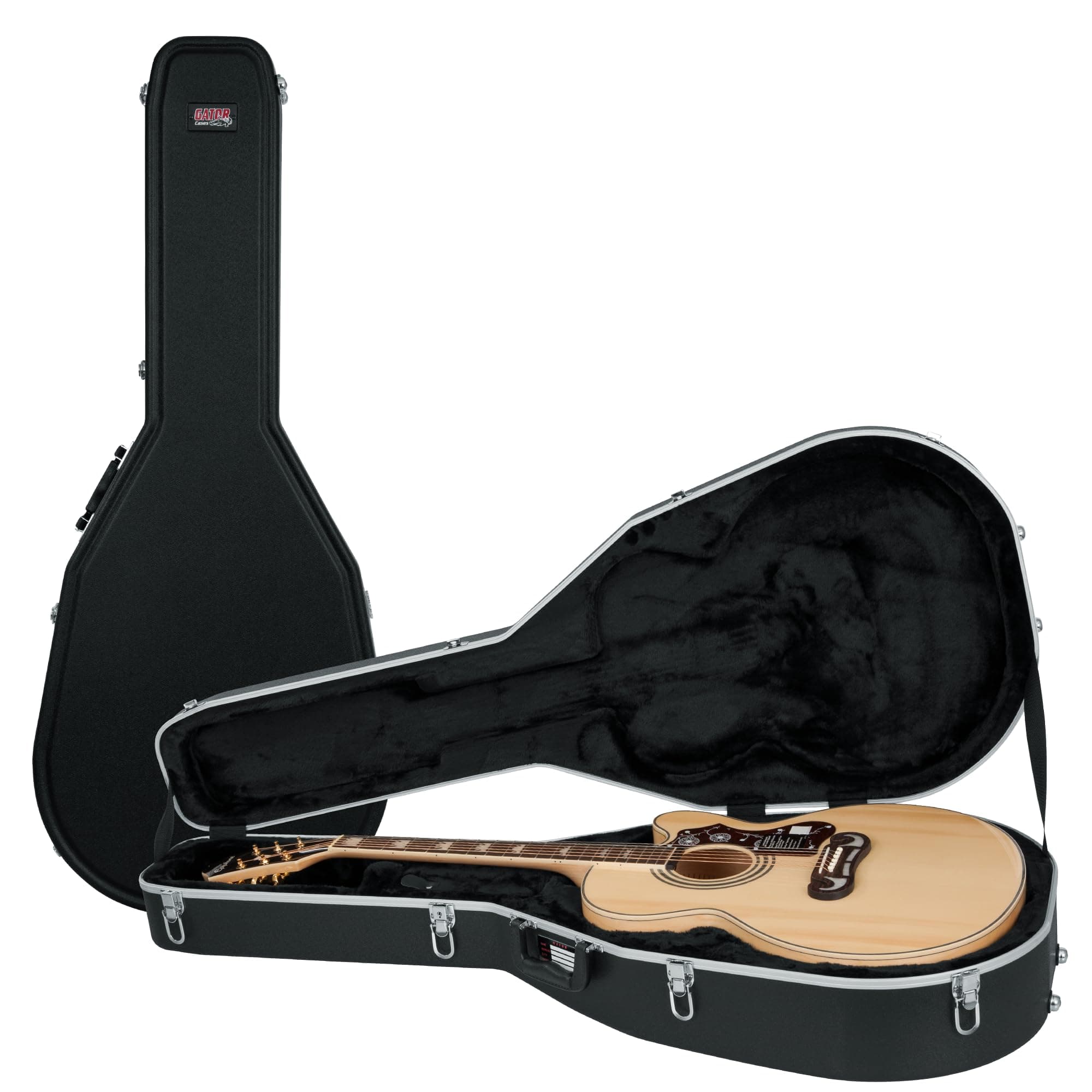 Gator Deluxe Molded Jumbo Acoustic Guitar Case
