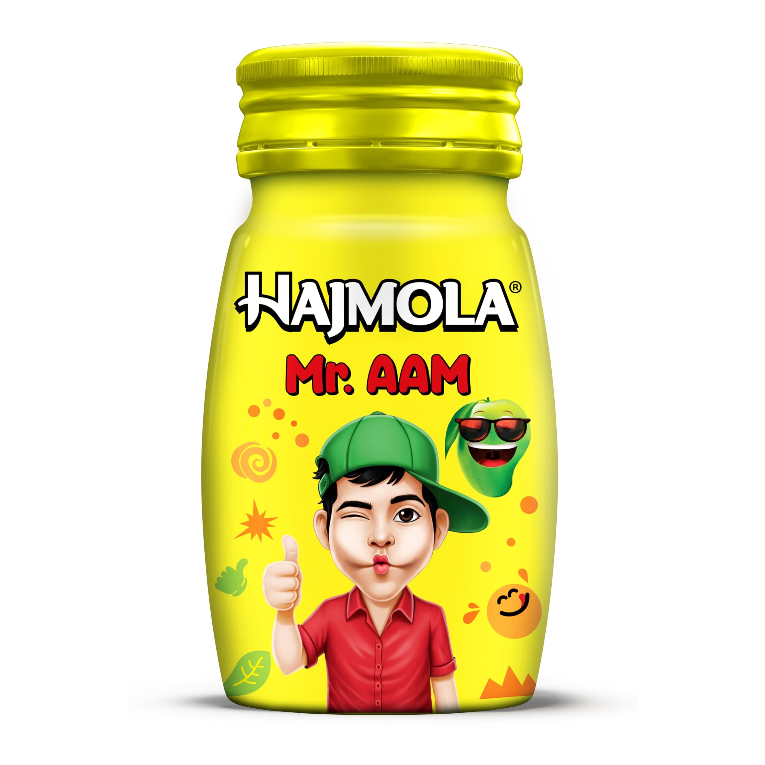 Dabur Hajmola Tasty Digestive Tablets (Mr. Aam Flavour) - 120 Tabs | Healthy, Tasty & Chatpata | Ayurvedic Tablets For Improved Digestion | Relief From Flatulence