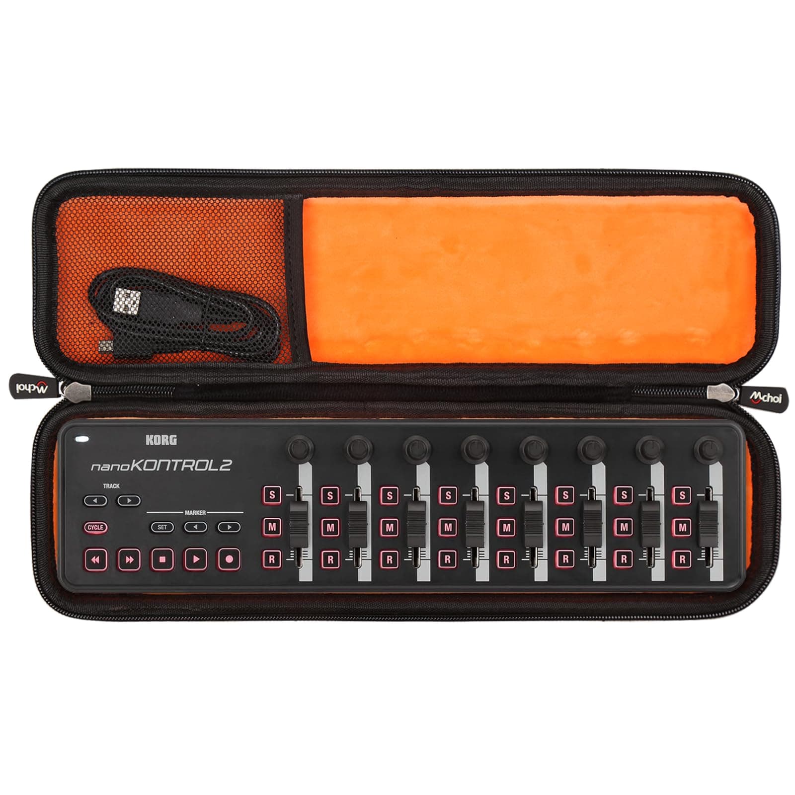 Mchoi Hard Portable Case Compatible with Korg nanoKONTROL2 Slim-Line USB Control Surface