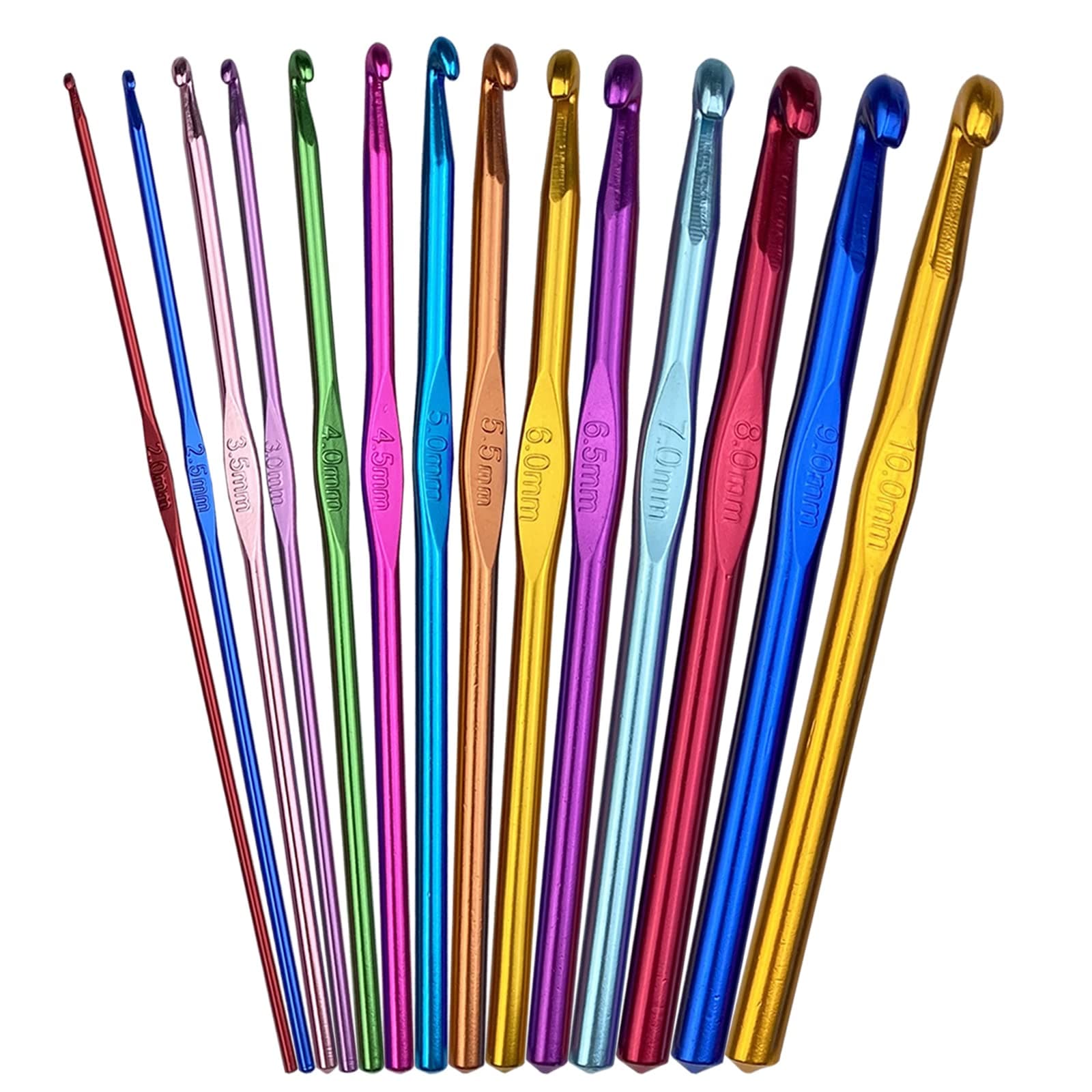 Fousenuk 14 Pieces Crochet Needle Set