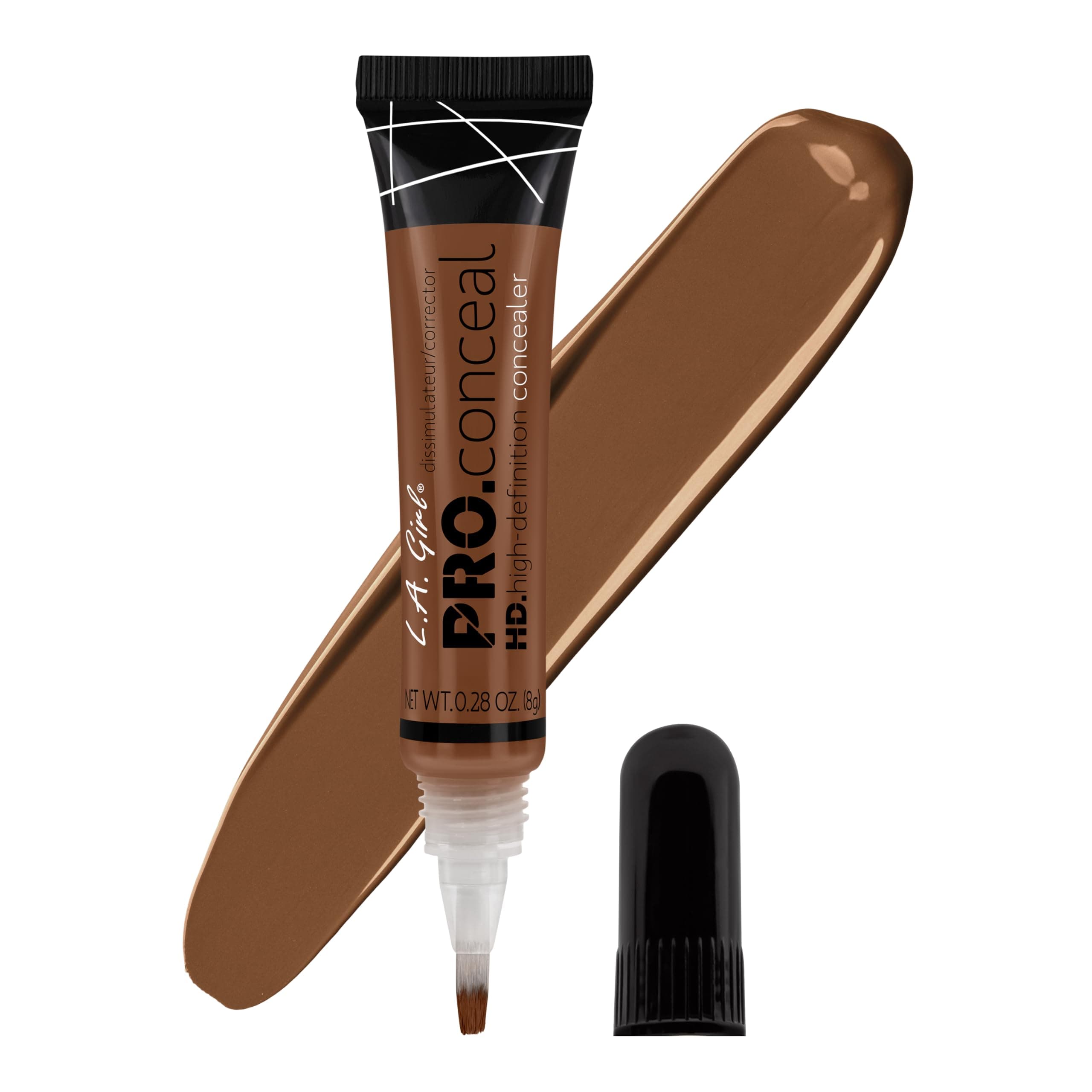 L.A.GIRL HD Pro Conceal Liquid | Matte & Poreless Ultra Blendable Liquid-Natural Finish Concealer For Face Makeup With Matte Finish Ultra Blendable (Beautiful Bronze, 8g)