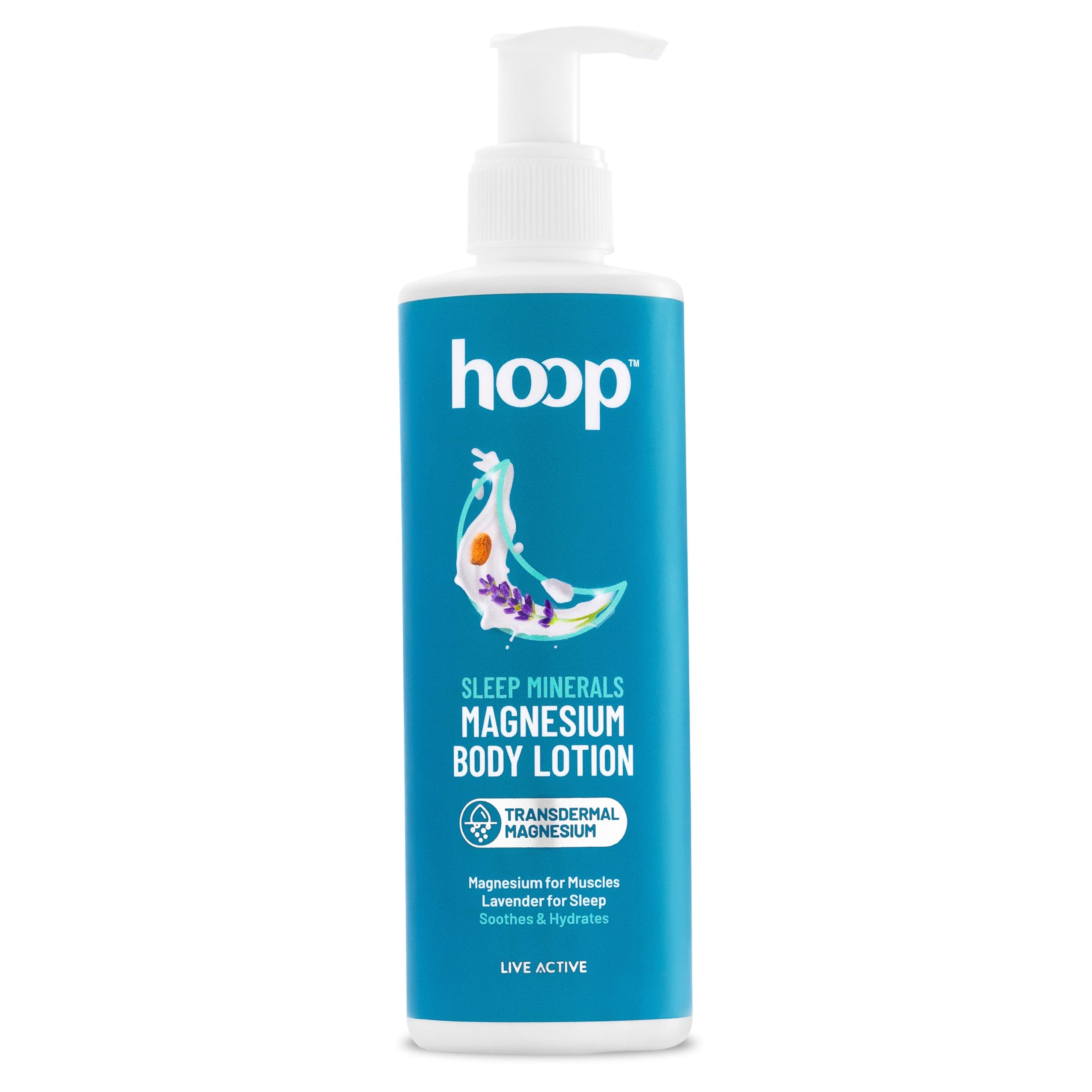 hoop Magnesium Body Lotion Sleep Minerals | Relax Body, Sleep Routine | 250ml