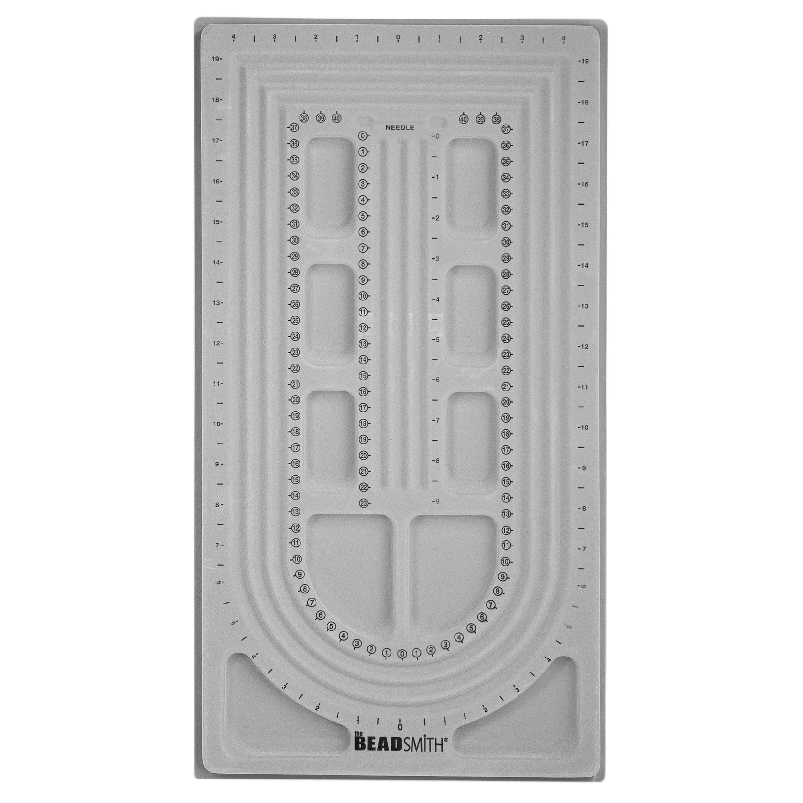 The Beadsmith Bead Board, Grey Flocked