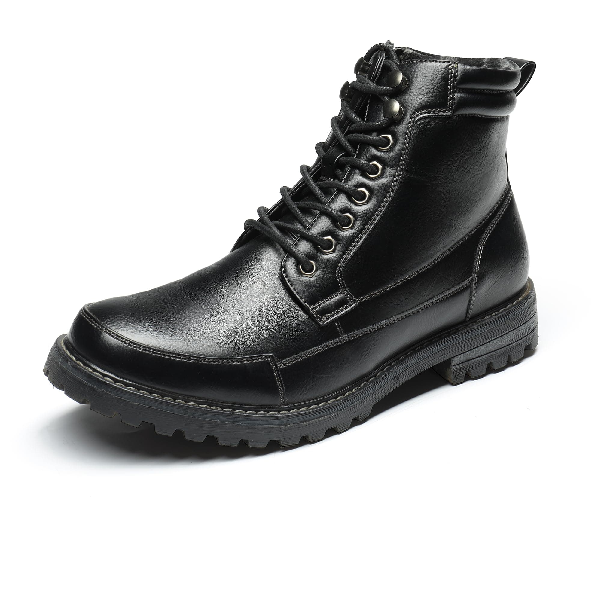 Bruno Marc Men's Military Motorcycle Combat Boots