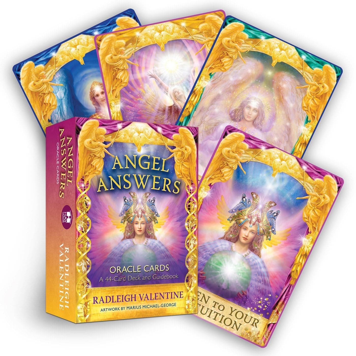 Penguin Angel Answers Oracle Cards: A 44-Card De
