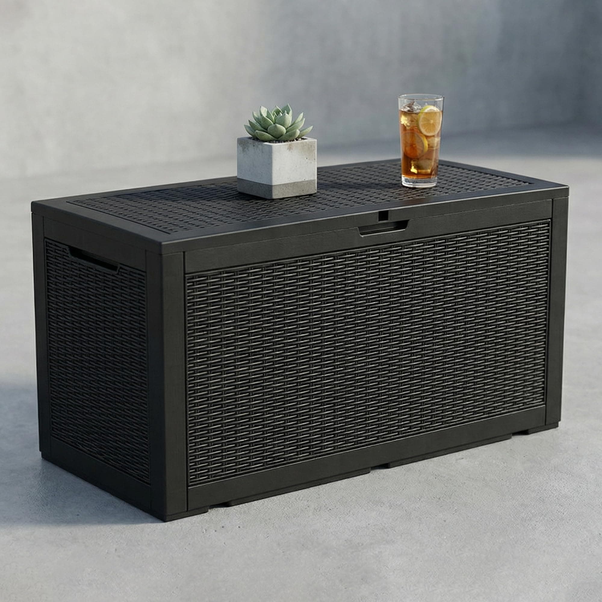 The Artment StorraDeck Storage Box – Waterproof, UV-Resistant Resin Deck Box with Lockable Lid for Indoor & Outdoor Multipurpose Use | Durable Storage for Balcony, Hall, Garden & Patio