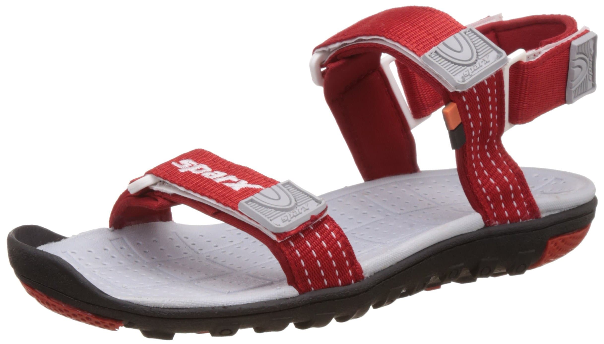 SPARX Women's Red Athletic and Outdoor Sandals - 5 UK/India (38 EU)(SS-0414)