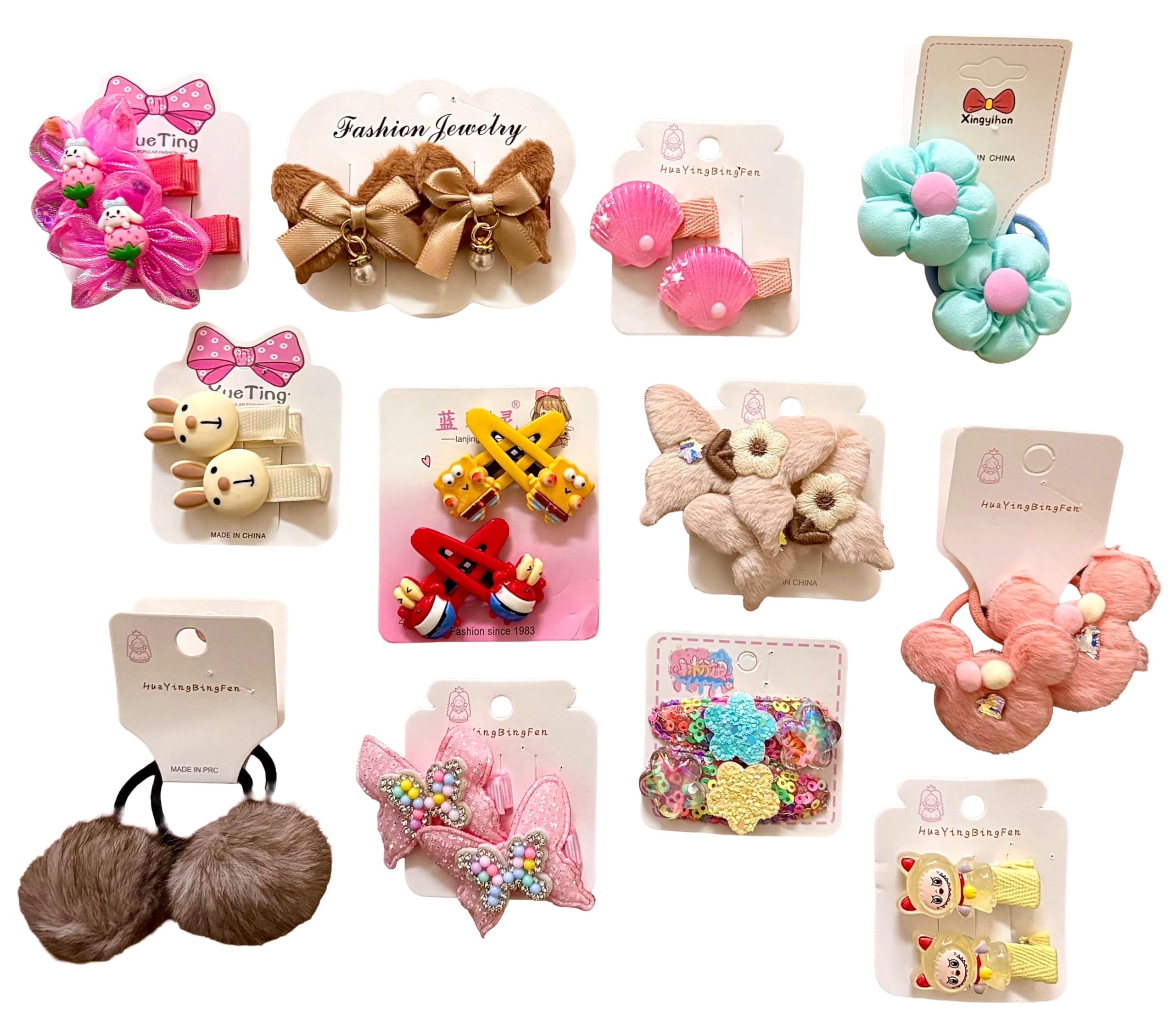 Mom's Darling, 26 pieces gift pack of hair accessories for girls and baby girls, Hair clips, hair pins, Hair rubber bands, hairbands, headbands, stylish combo value pack.