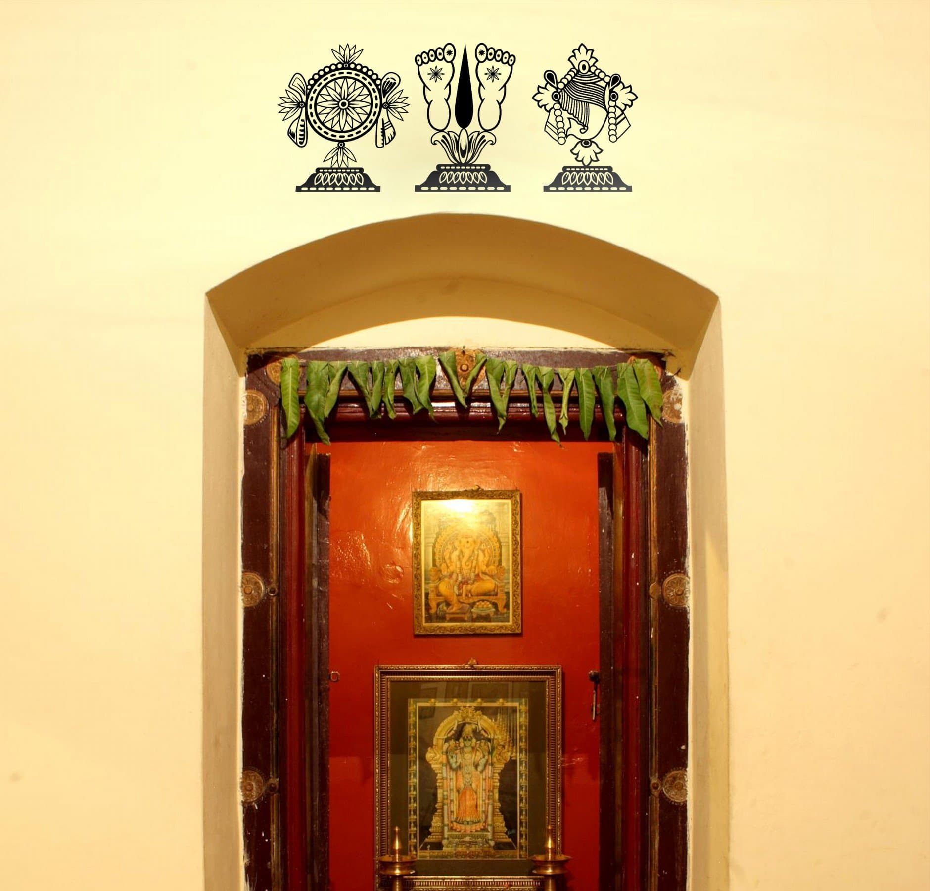 WallDesign Lord Balaji Symbol Wall Sticker