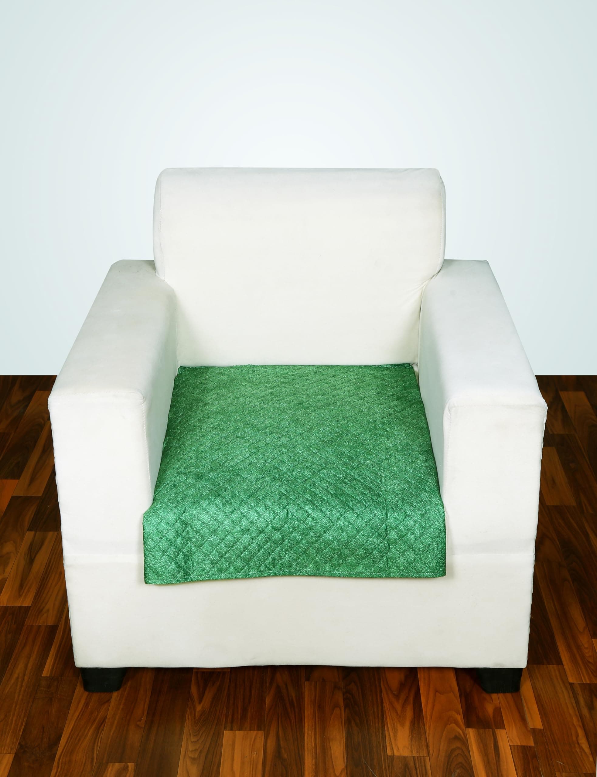 AMAZE ATTIRES Printed Sofa seat Cover for Single Seater with Heavy Antiskid Backing & Easily Machine Washable Sofa seat Runner for Couch or Home Living Area - (22 X 22 Inches) AAQSRP