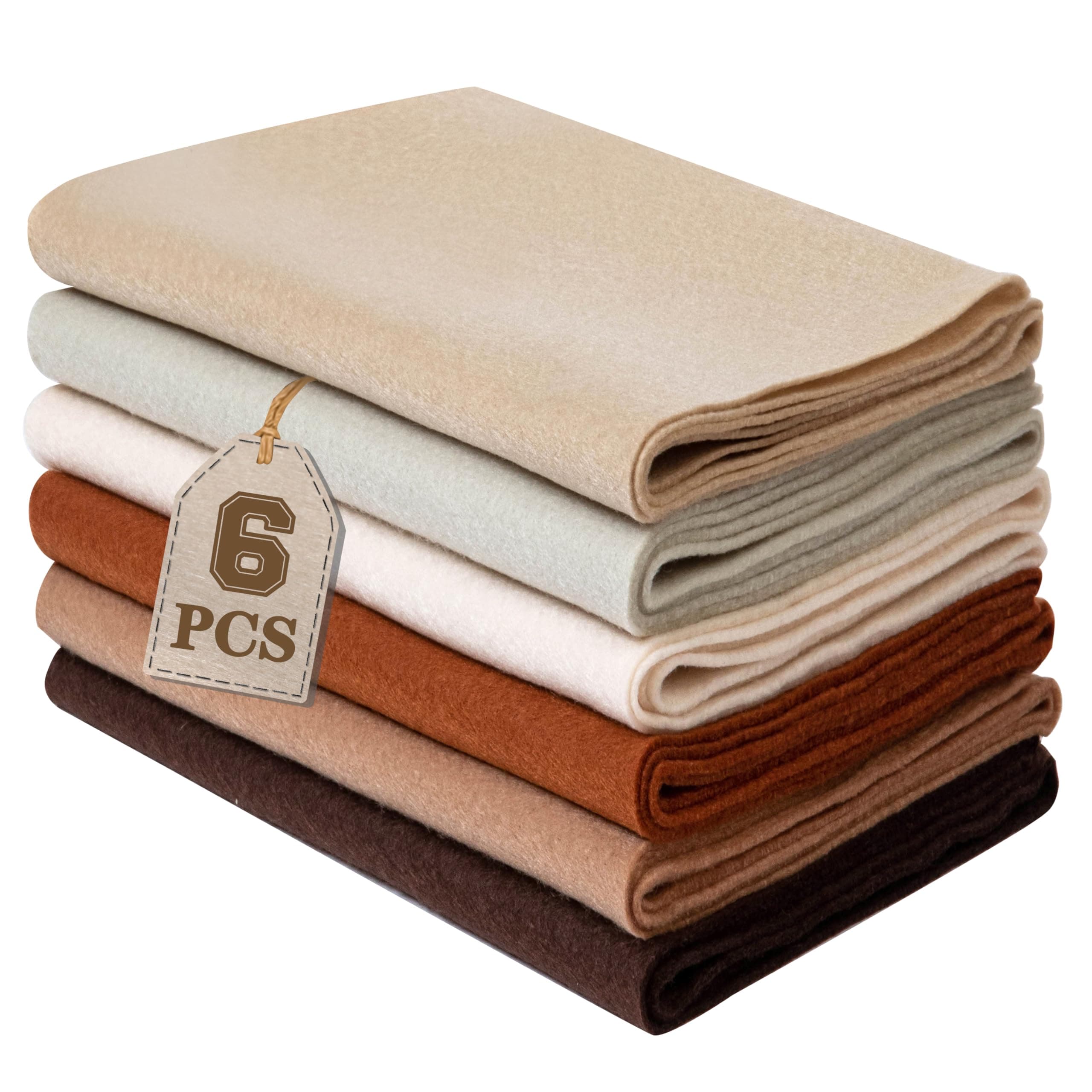 HaoFeiJH 6Pcs Felt Sheets 8"x20"