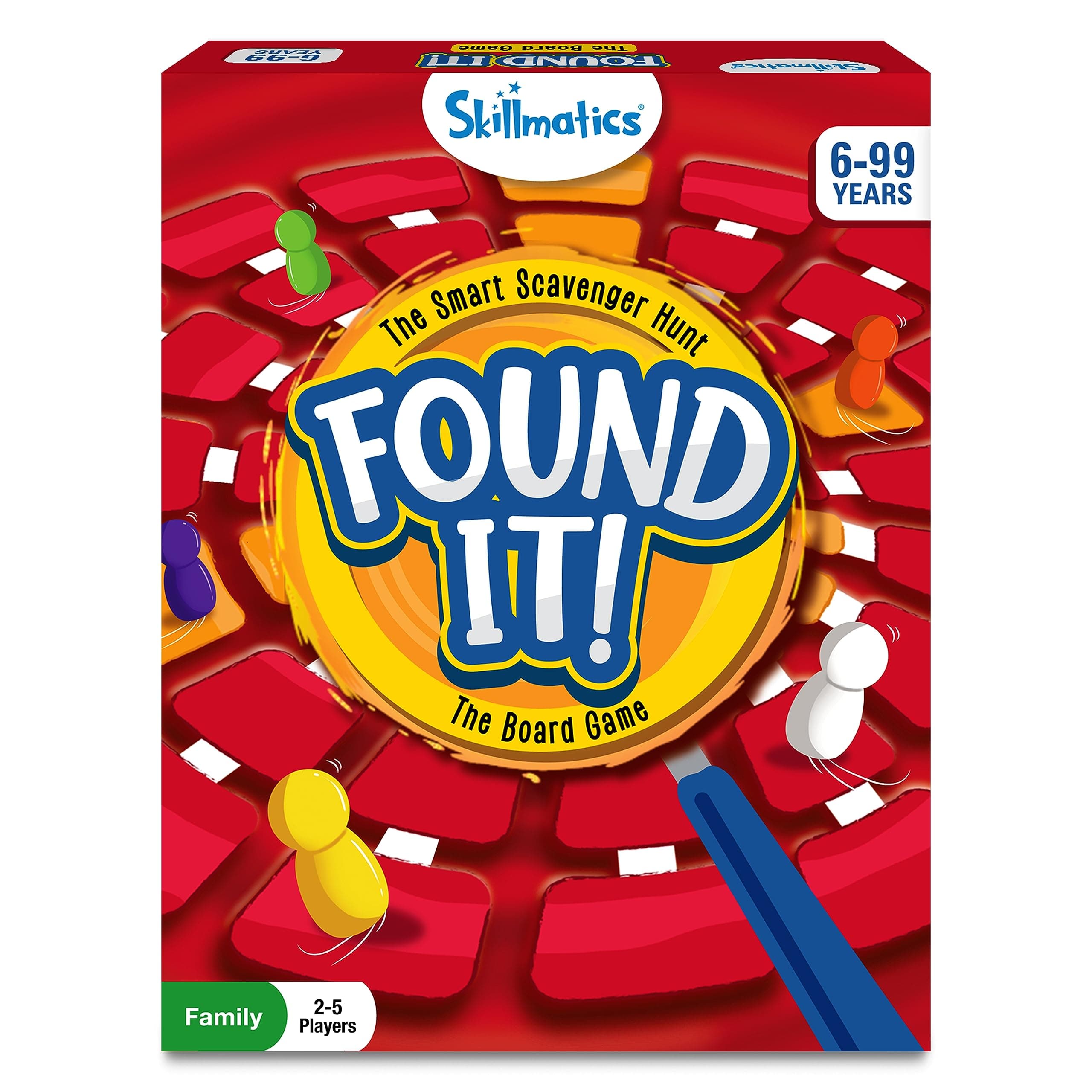 Skillmatics Found It – Scavenger Hunt Board & Card Game for Kids