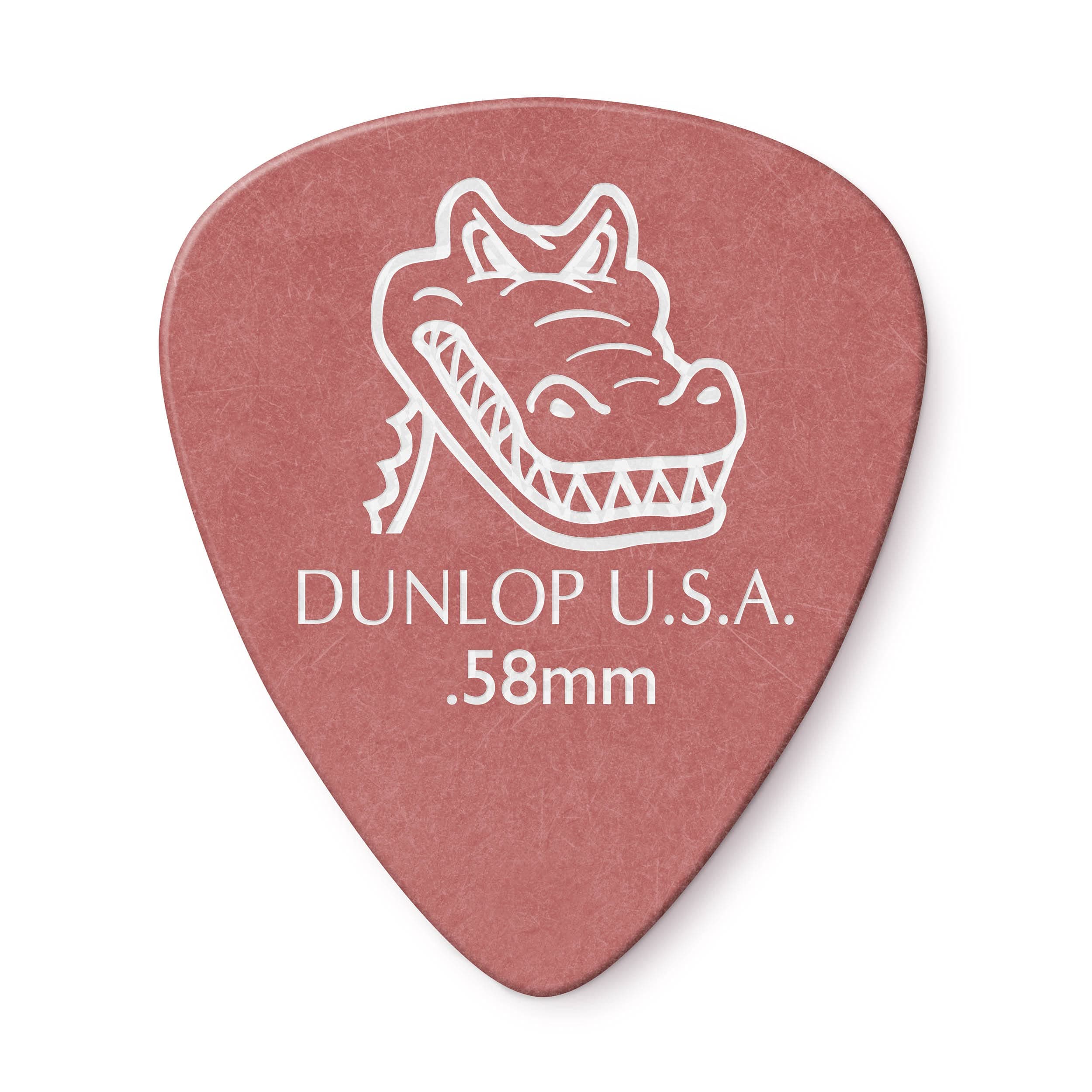 Dunlop 417P.58 Gator Grip, Red.58mm, 12/Player's Pack