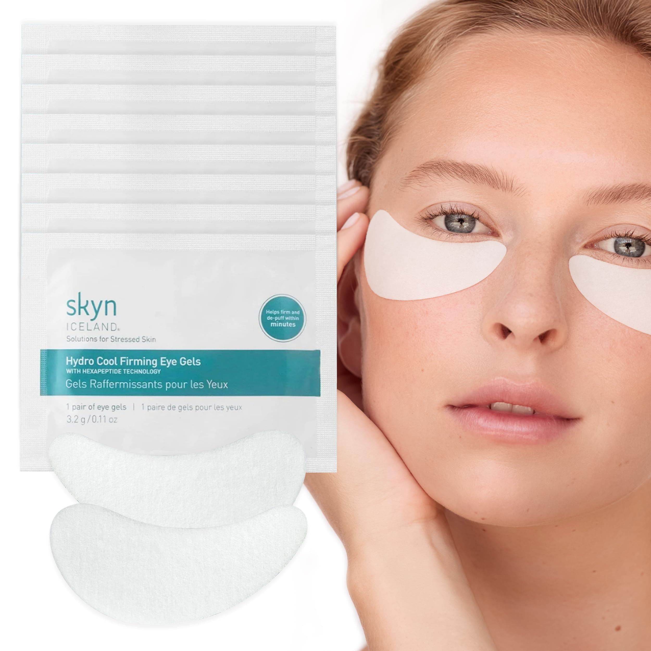 skyn ICELAND Hydro Cool Firming Eye Gels, 8 pairs