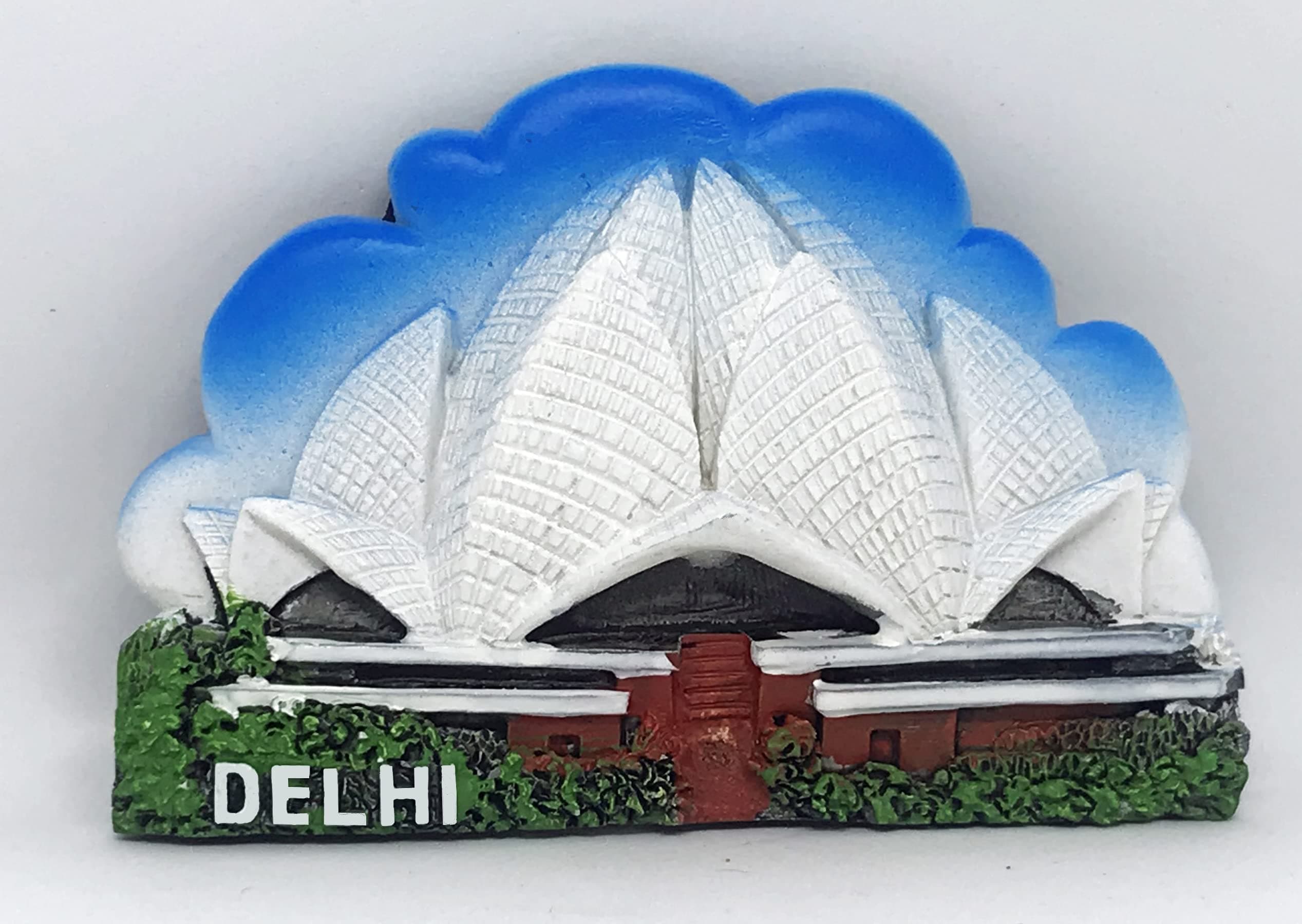 Temple Trees Lotus Temple, Delhi Fridge Magnet - TSC 0061