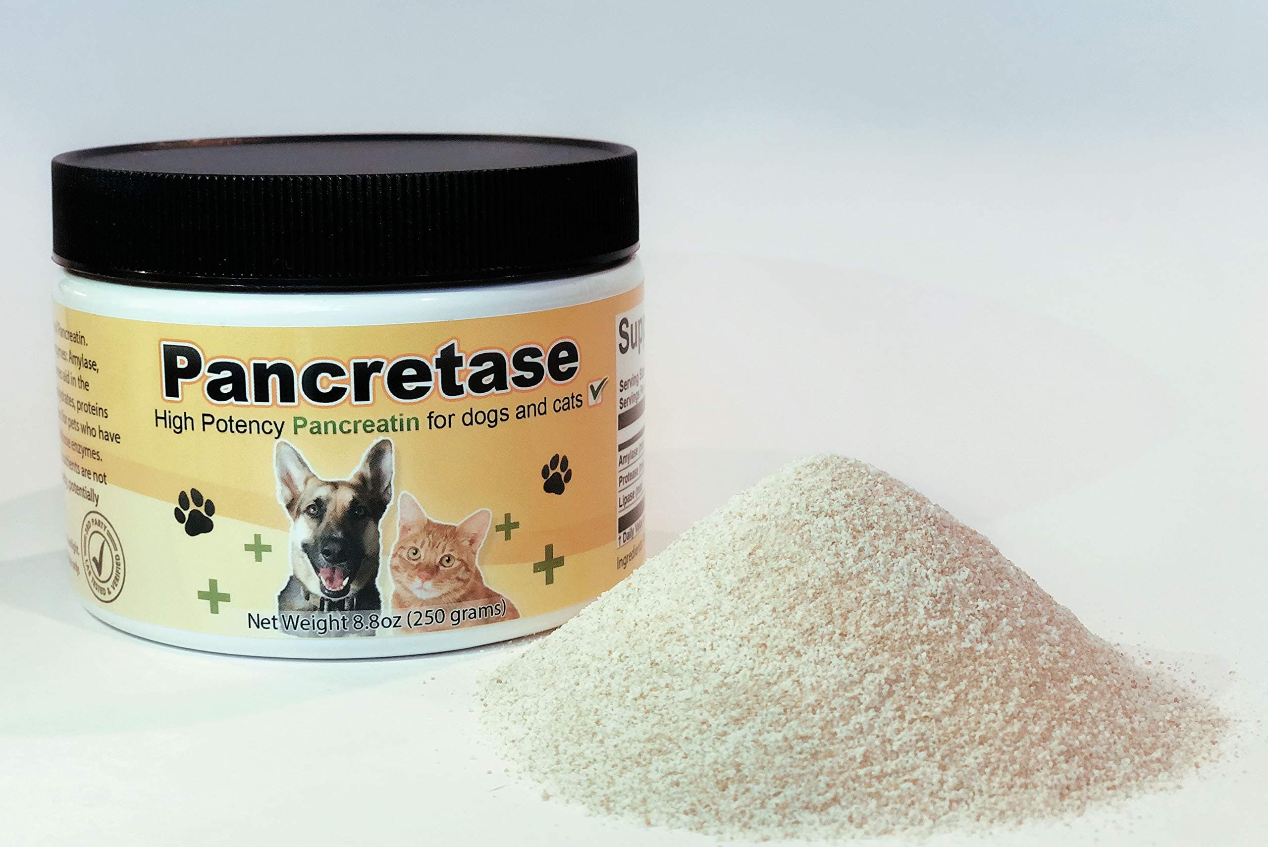 CK Formulations | Pancretase Digestive Enzymes | 10X Pancreatin | Pancreatic Enzyme | Great for Pets with EPI