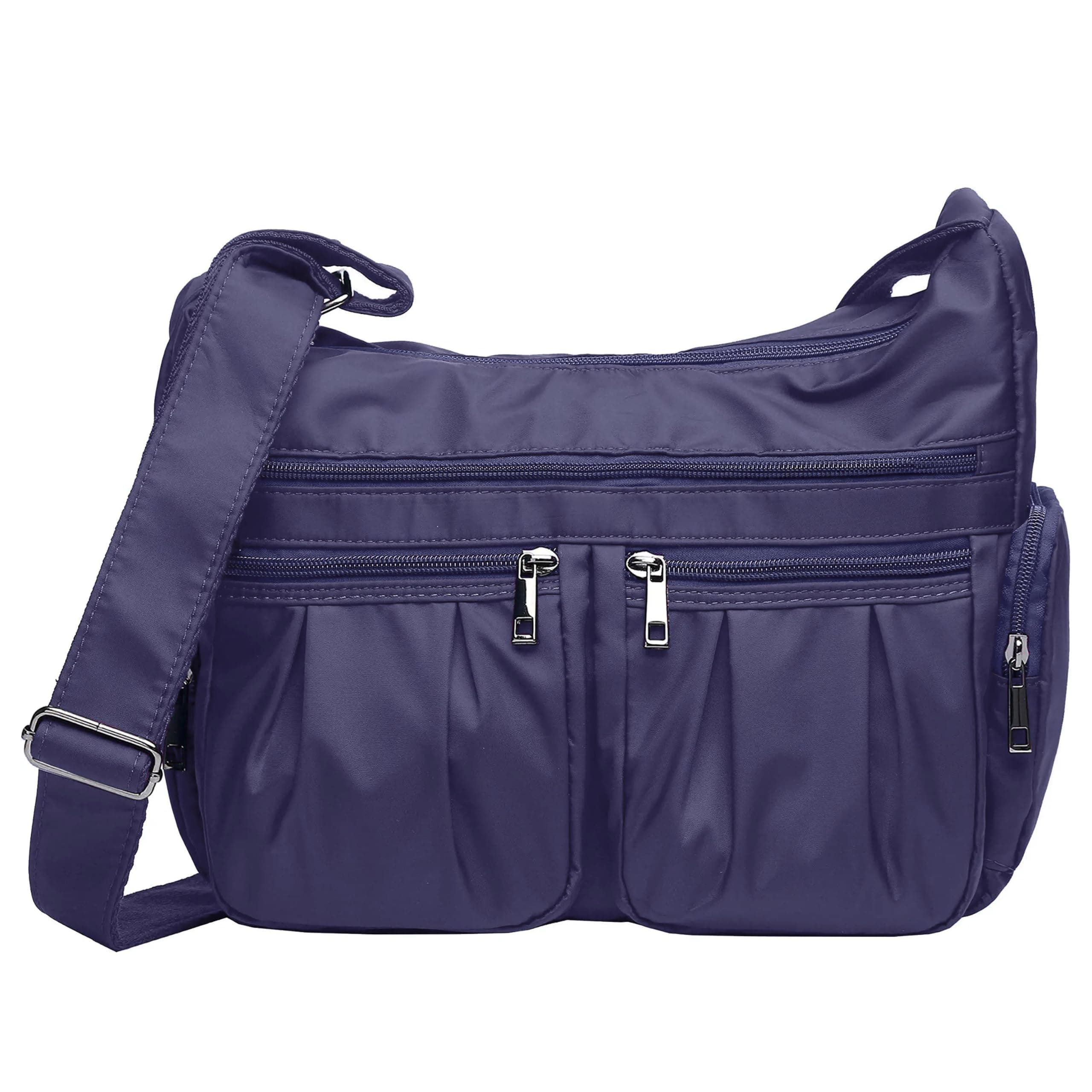 Crossbody Bags for Women with RFID Multi Pocket Shoulder Bag Lightweight Waterproof Nylon Travel Purses and Handbags