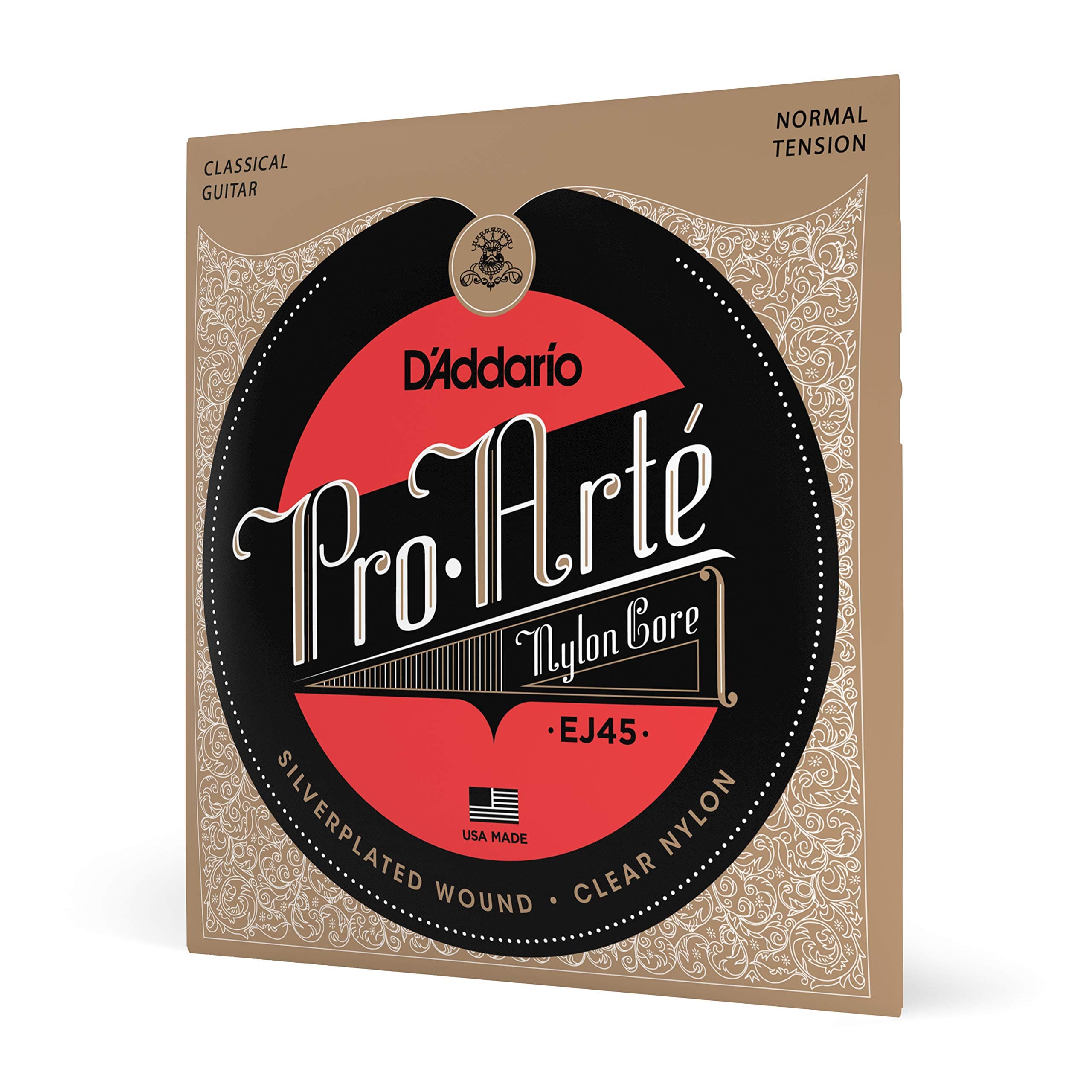 DAddario EJ45 ProArte Nylon Classical Guitar Strings Normal Tension