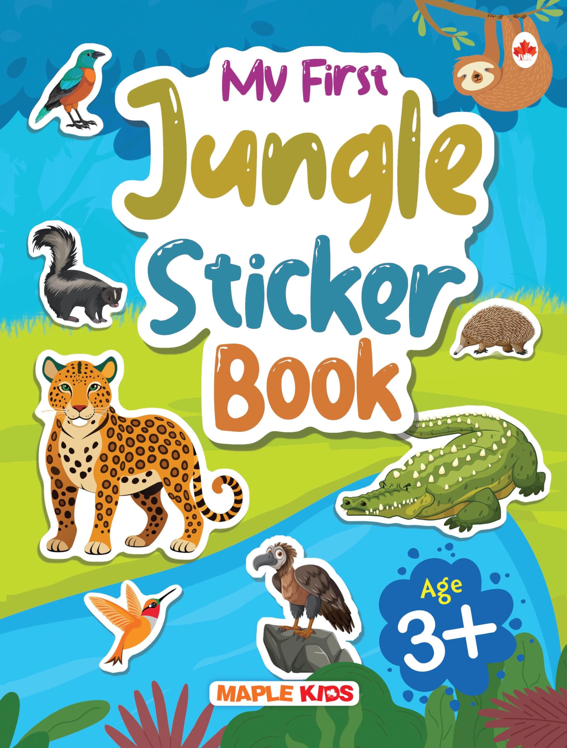 My First Sticker Book - Jungle - Activity Book for Kids - Stickers for Children - Age 3+ Years