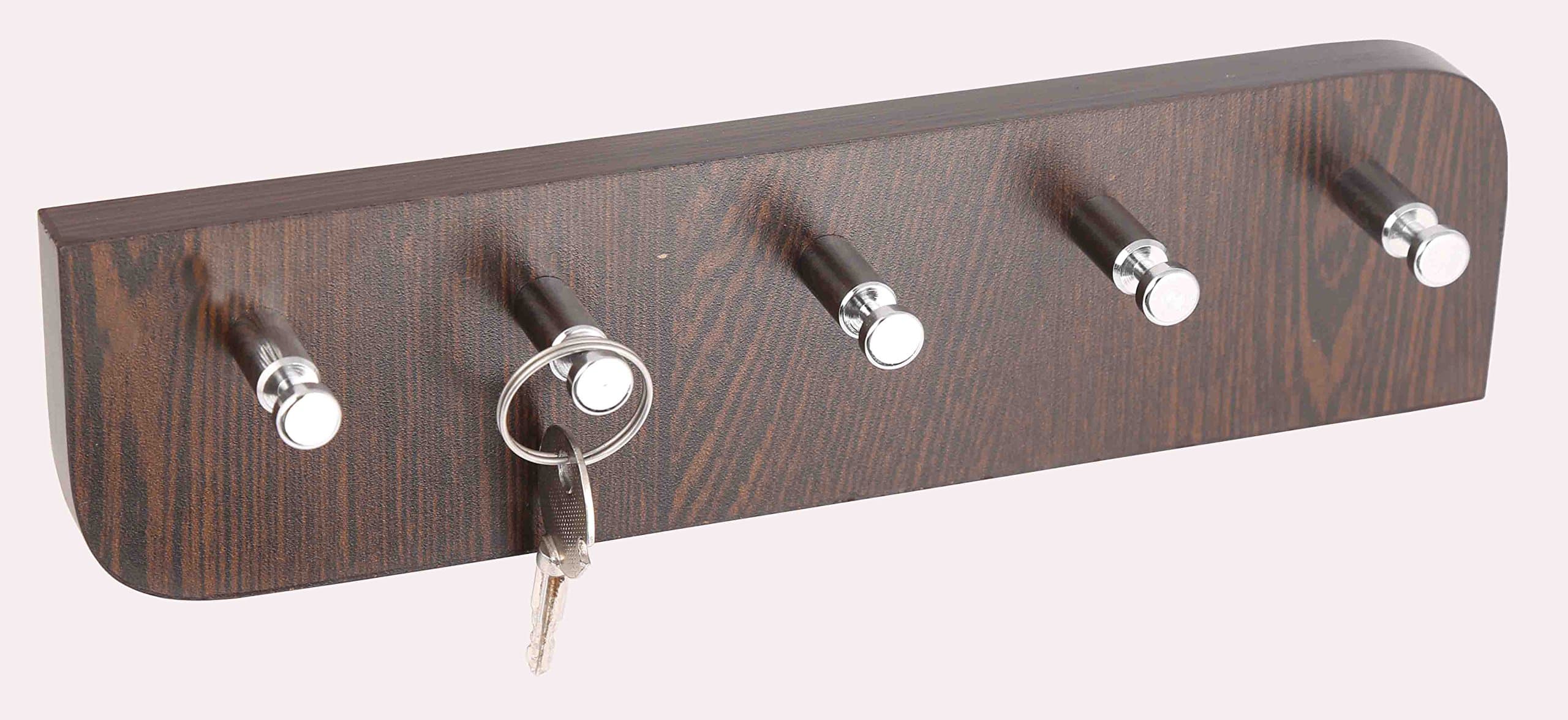 Anikaa Key Holder - Wall Mounted Key Holder/Key Hold/Key Chain Hanging Box/Key Holder for Wall/Key Holder Hooks/Key Holder for Wall Decor Small [ Length (2 cms), Width (5.5 cms), Height(1.10cms)]