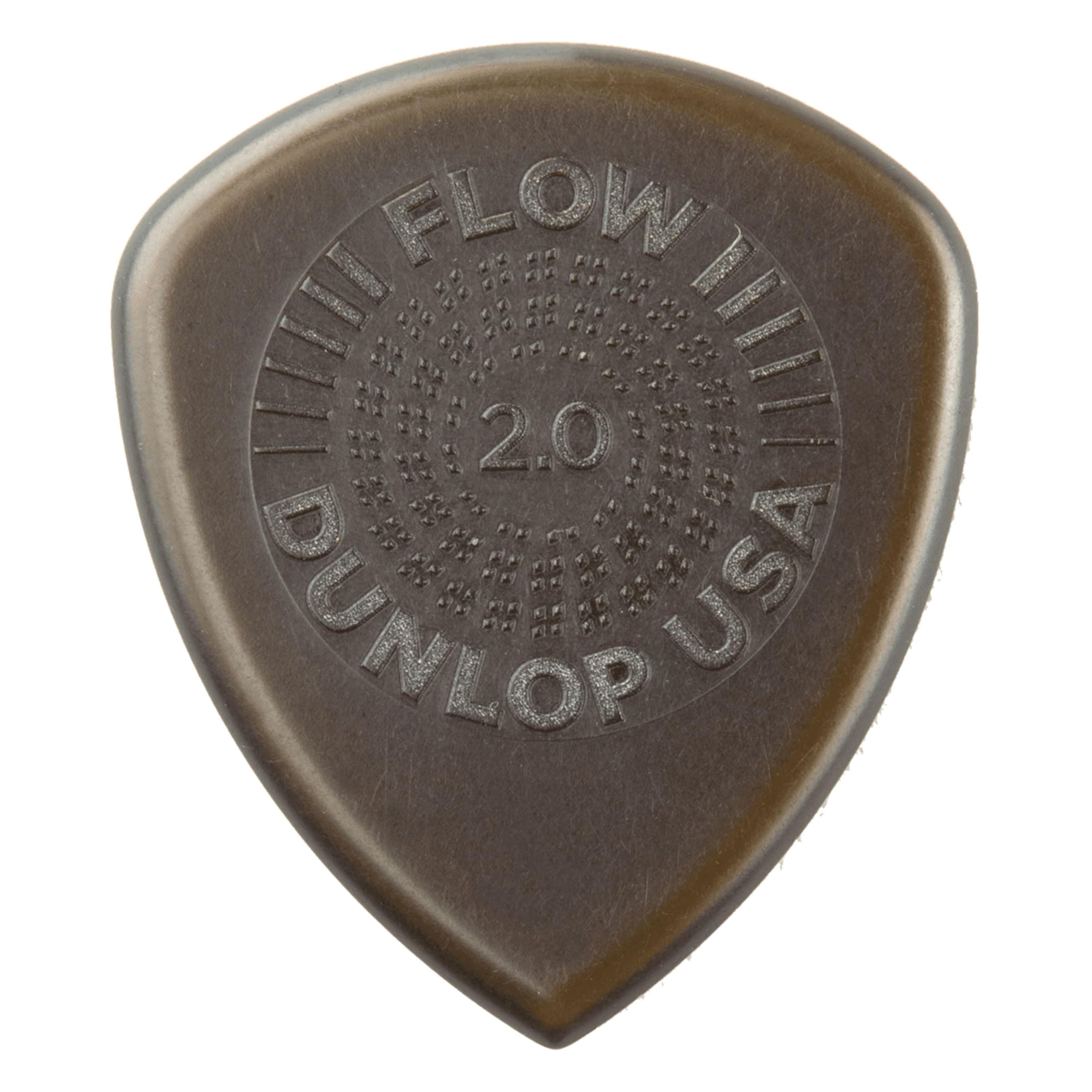 Jim Dunlop Flow Standard Grip 2.0 mm Guitar Picks (549P2.0)
