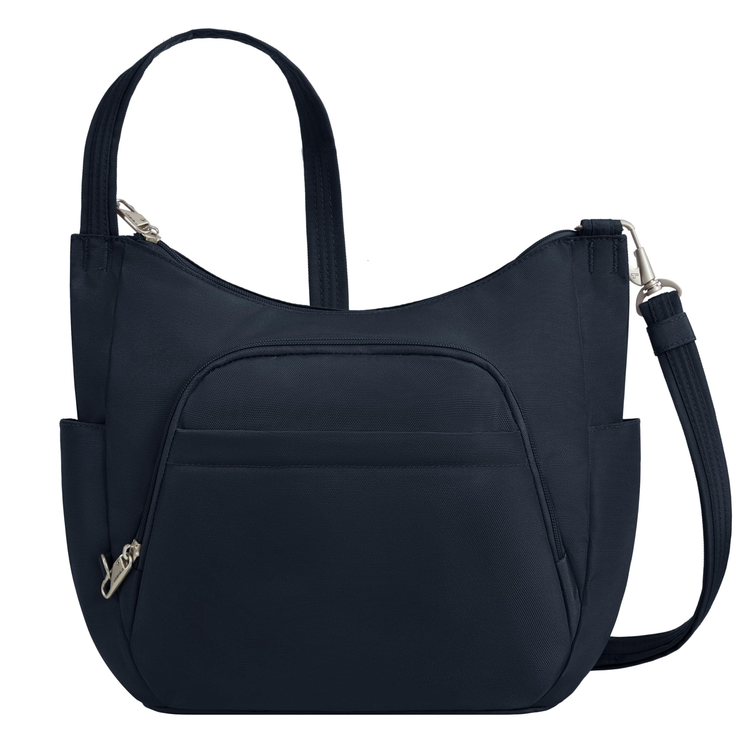 Travelon Anti-Theft Cross-Body Bucket Bag, Midnight, One Size