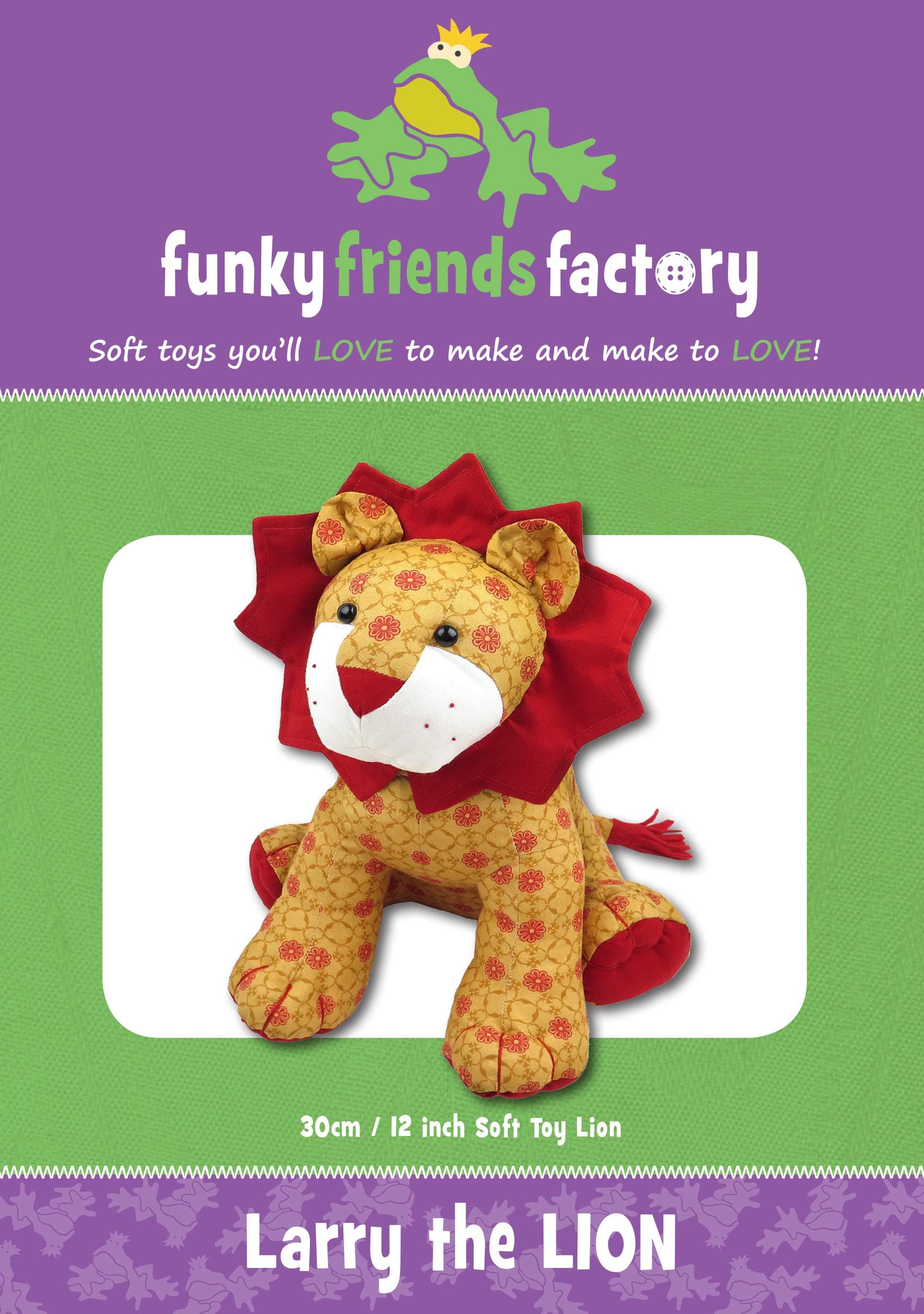 Funky Friends Factory FFF50427 Larry The Lion Pattern