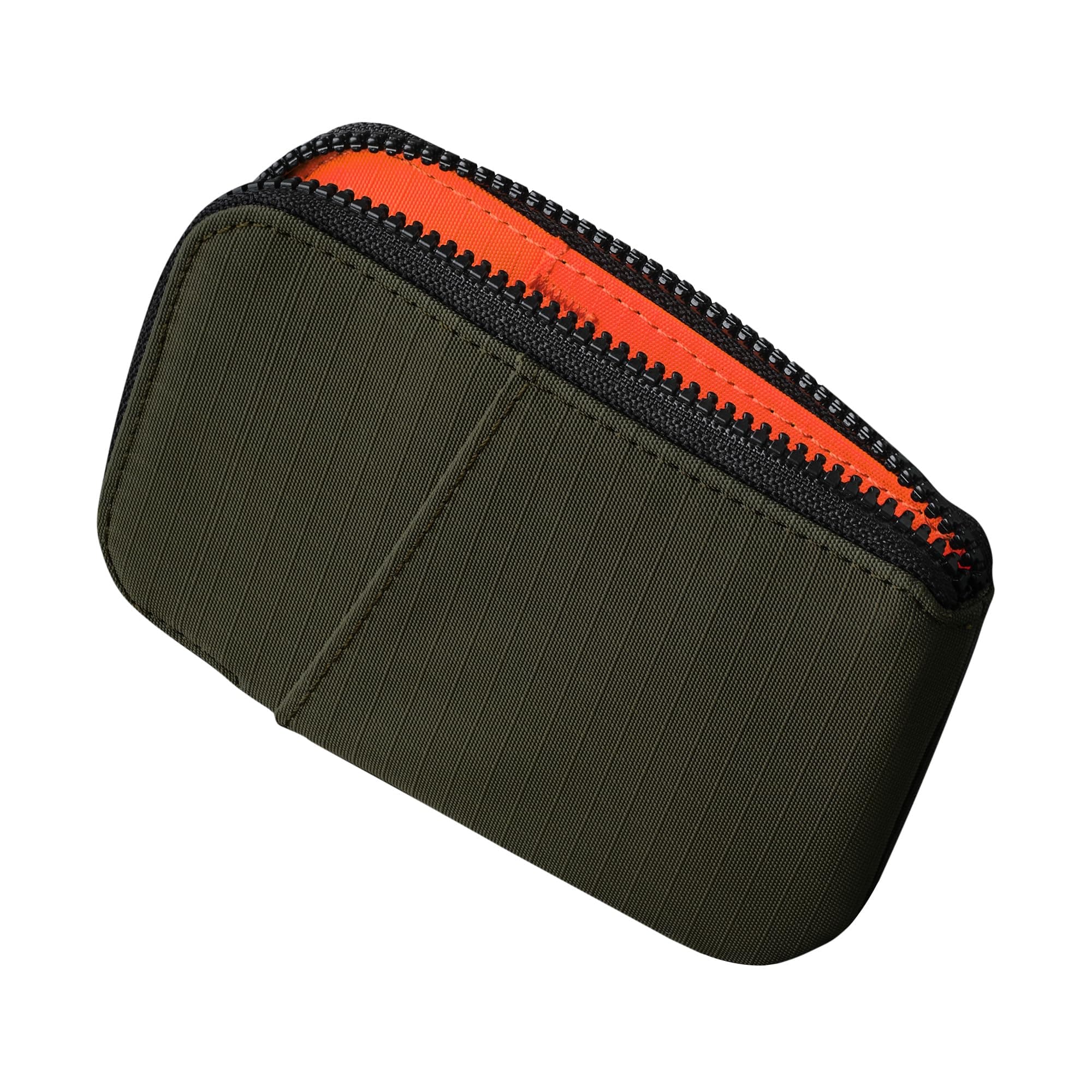 ALPAKA Zip Card Pouch RFID Blocking Mini Card Wallet, Green, Minimalist