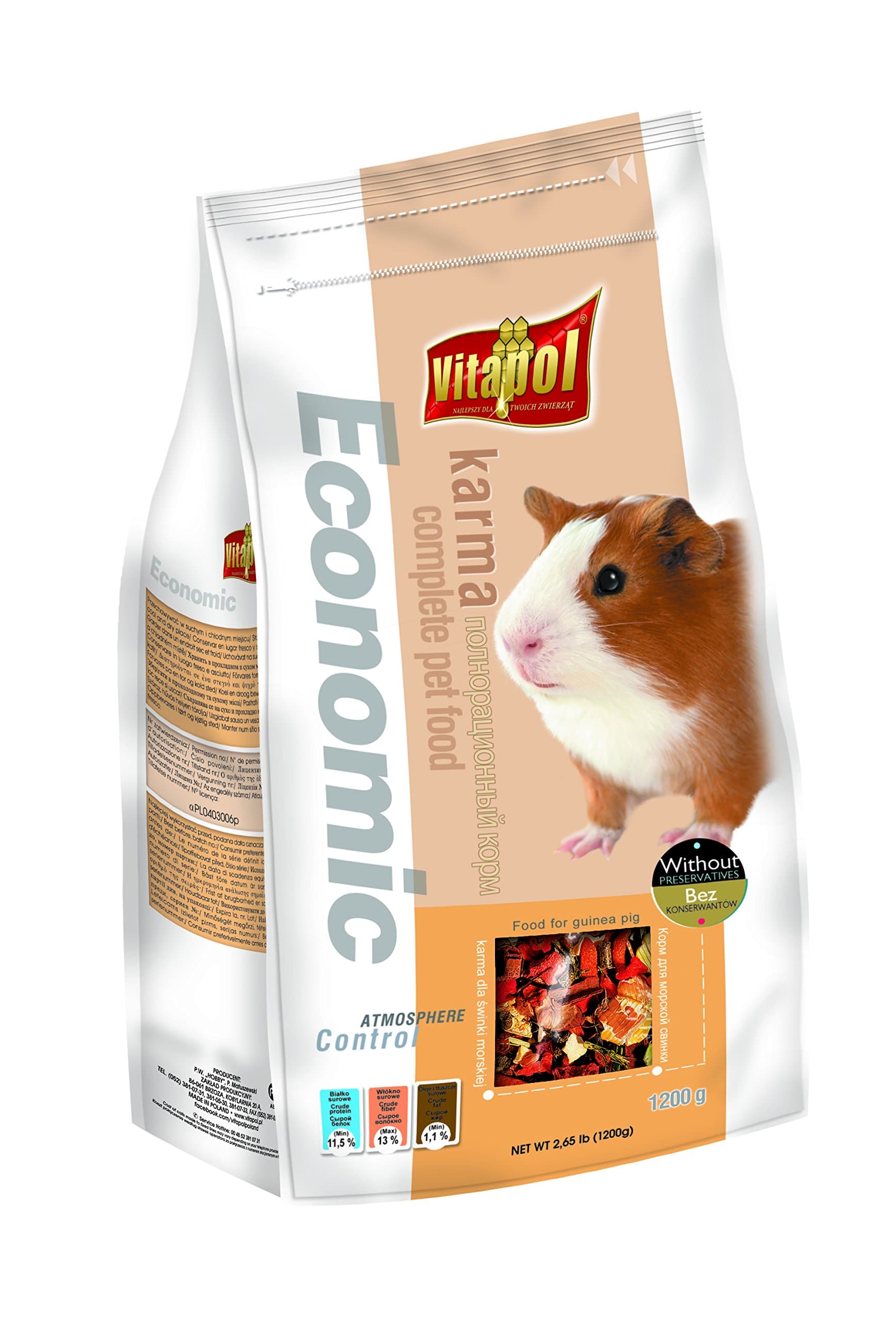 Vitapol Economic Small Animal Food for Guinea Pig 1.2-kg