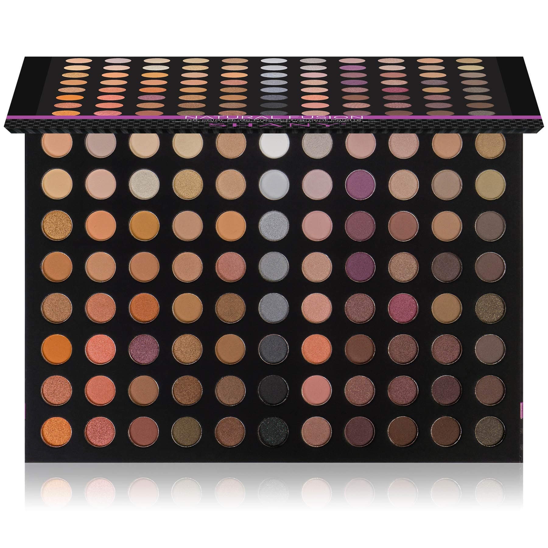 SHANY Natural Fusion Eyeshadow Palette (88 Color Eyeshadow Palette, Nude Palette), 2.15 Ounce