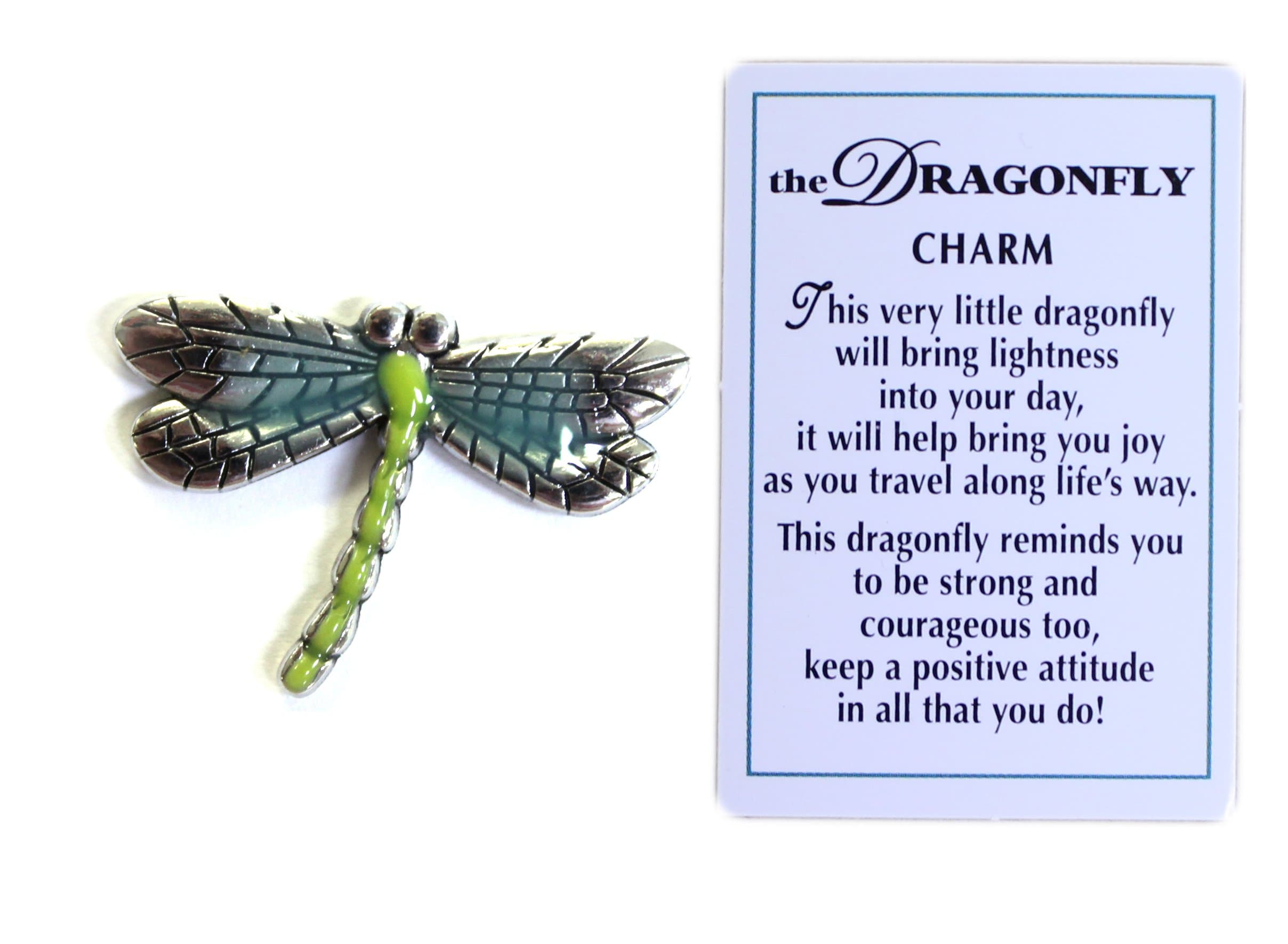 The Dragonfly Charm of Spirit with Story Card!
