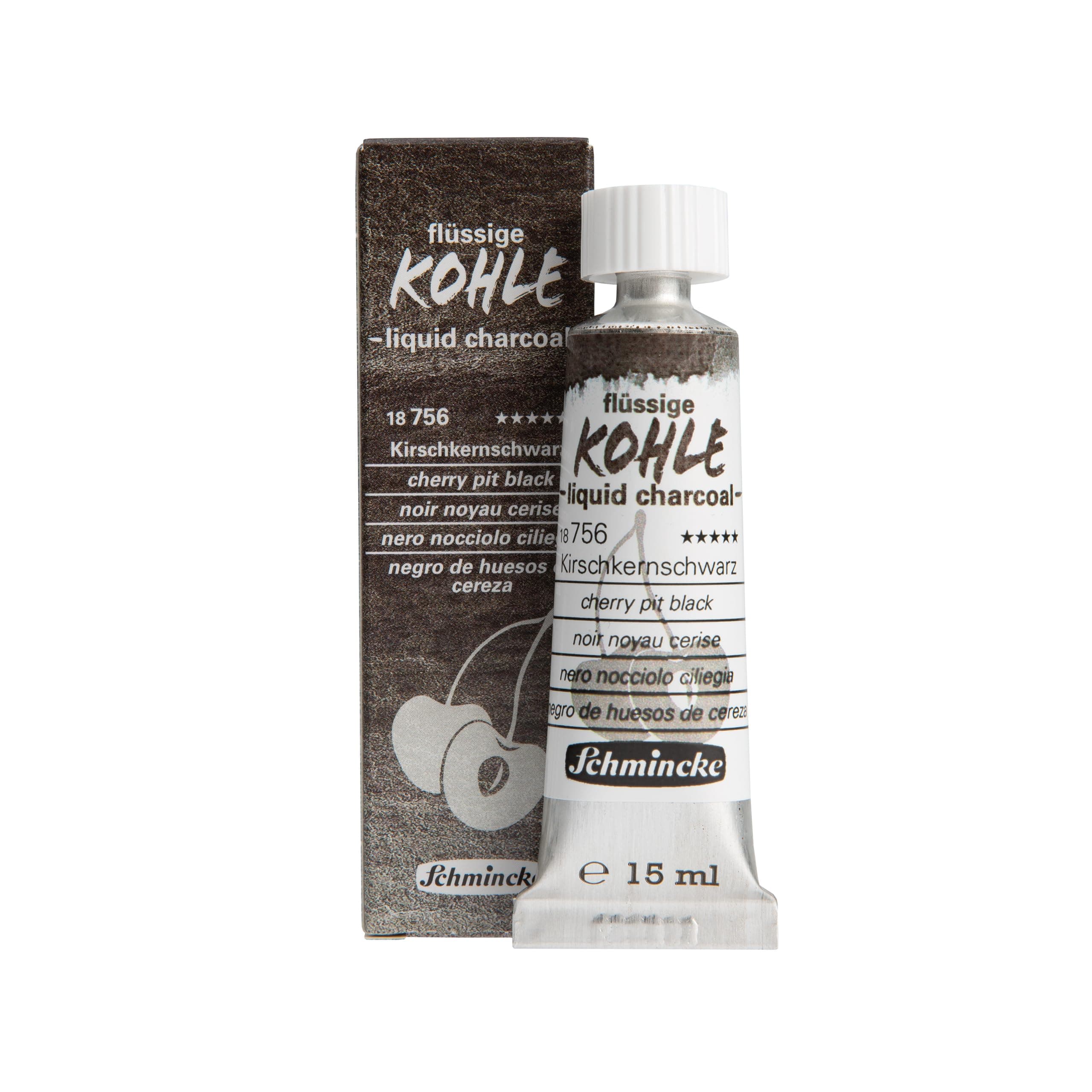 Schmincke Pigment 15ml (Cherry Pit Black)