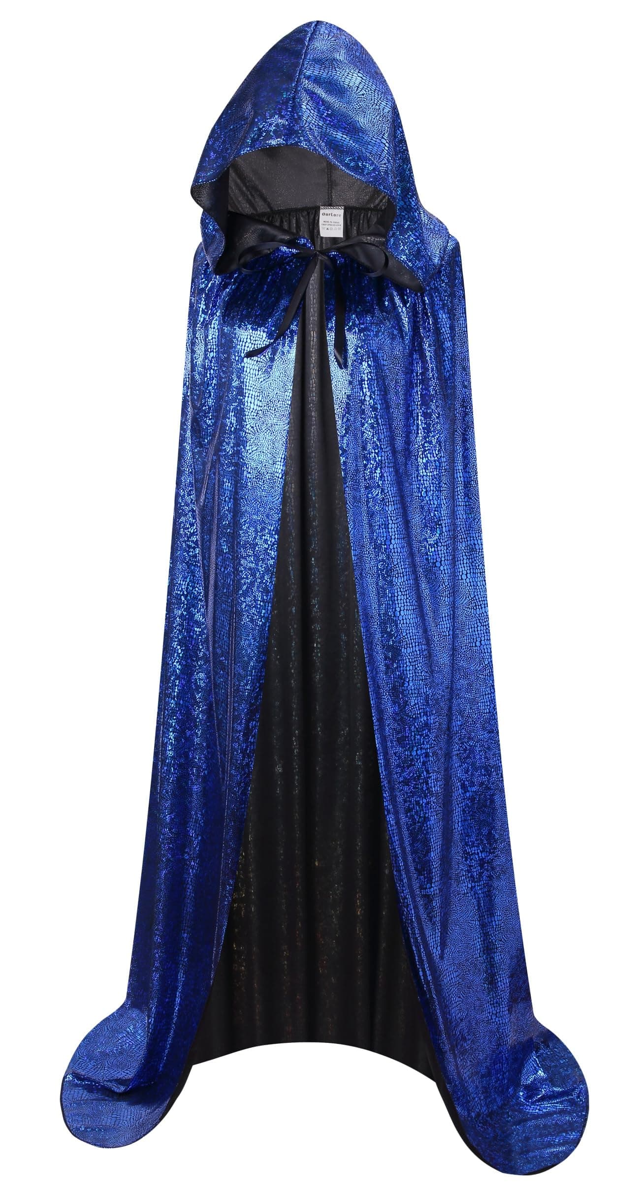OurLore Unisex Full Length Hooded Cape Halloween Christmas Adult Cloak