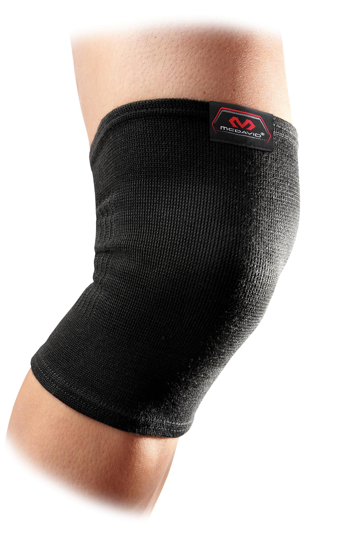 Mc David 510R Elastic Knee Sleeve Supporter, Large (Black)