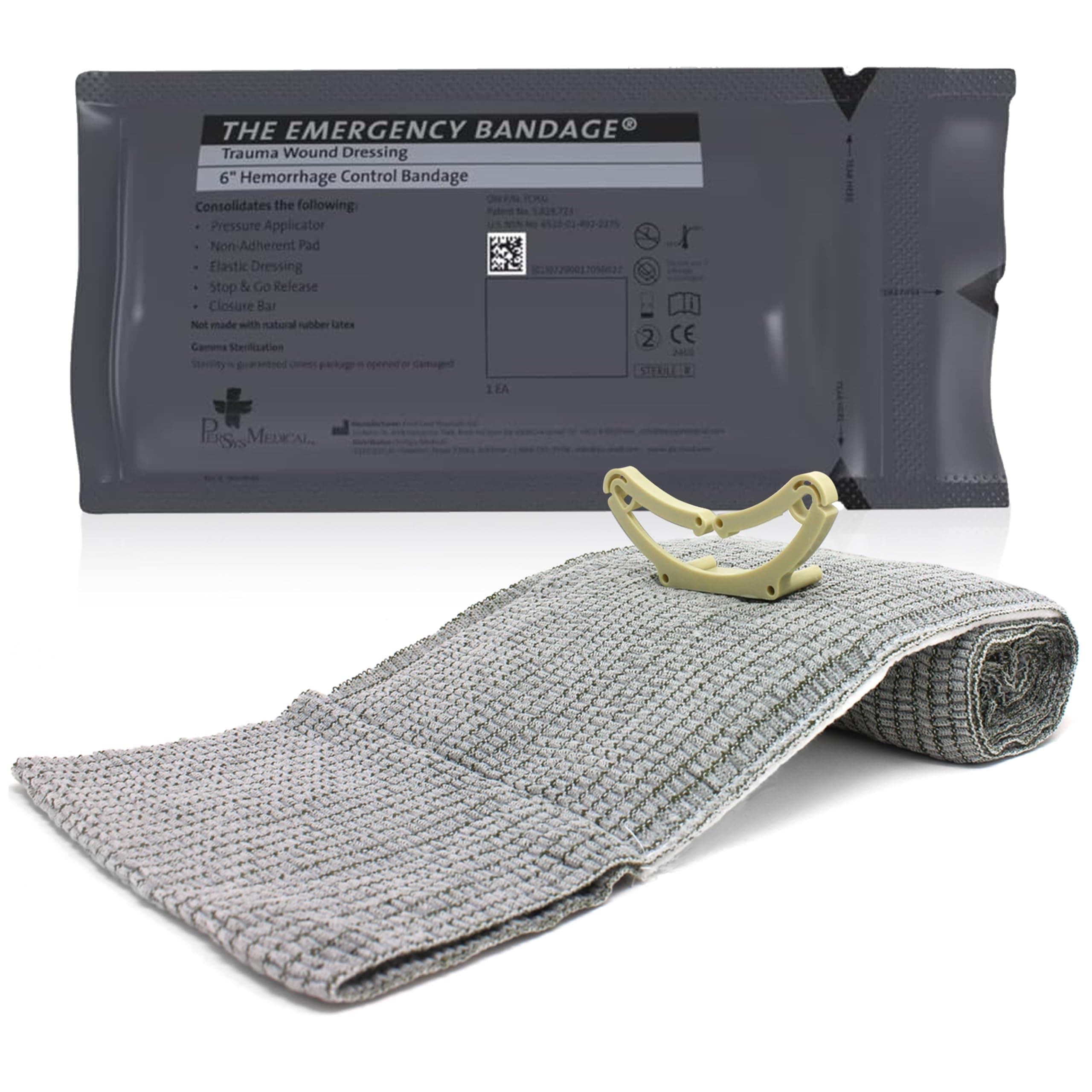 6 x 1 x 3 : Ever Ready Bandage Battle Dressing First Aid Compression Bandage, 6 Inch