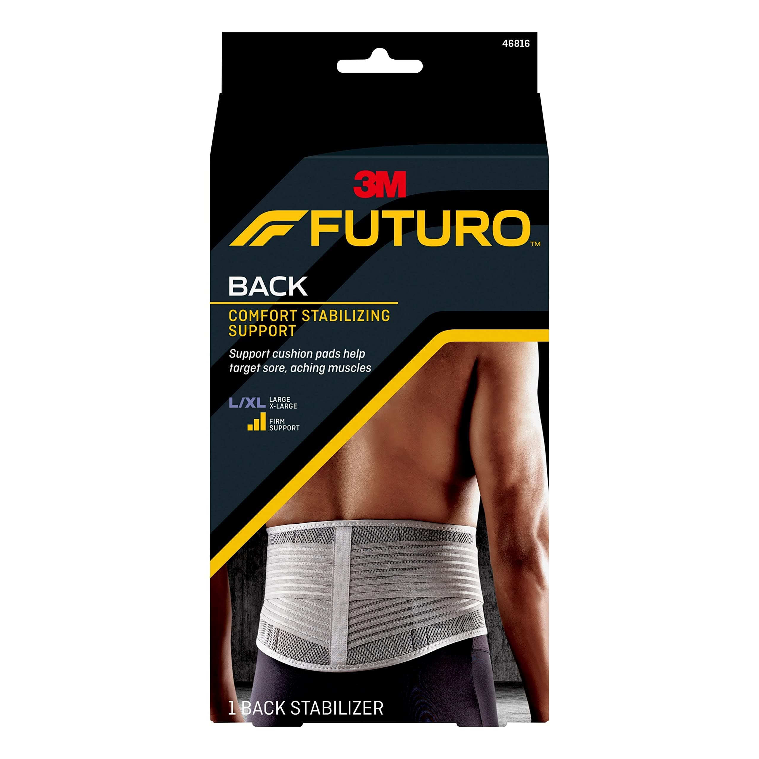 Futuro Moderate Stabilizing Back Support, Large/Extra-Large