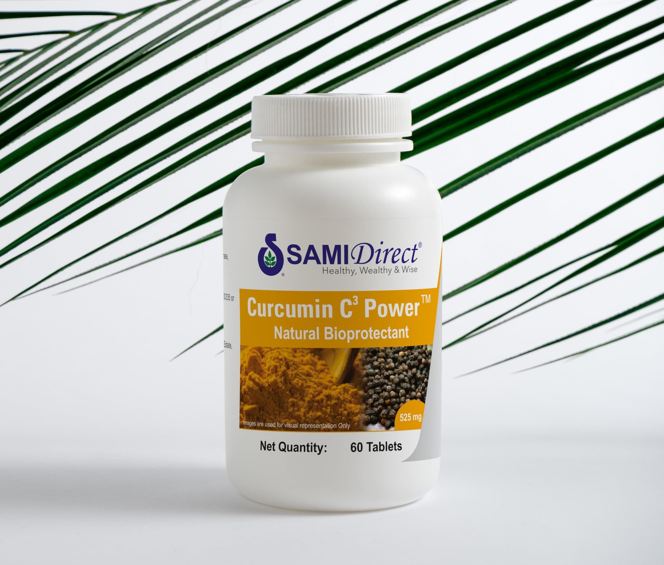 Sami Direct Curcumin C3 Power 525mg, 60 Tab