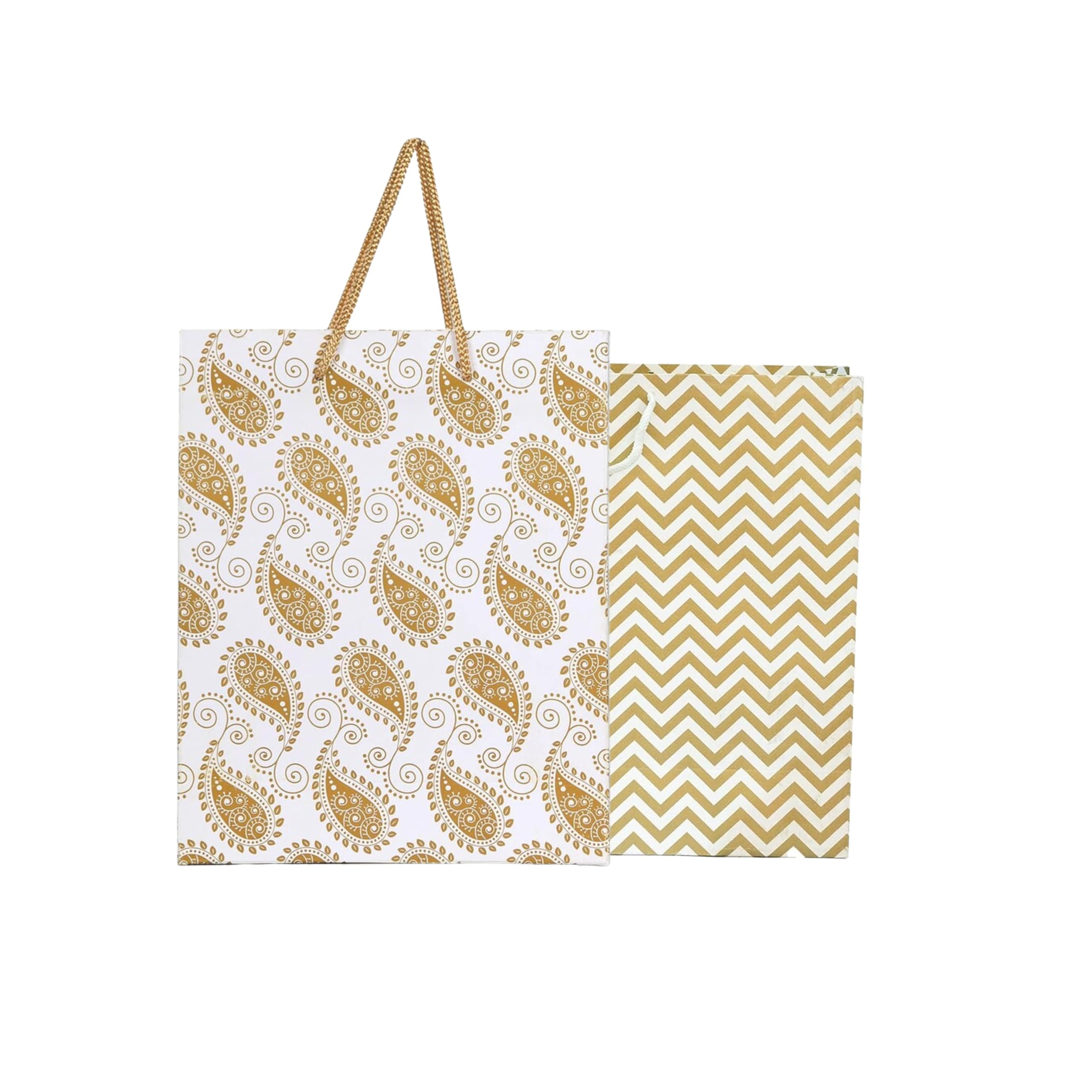 Party Boomers Designer Gift Bags for Gifting Pack of 2(16 x 12 x 2 Inch) Multicolor