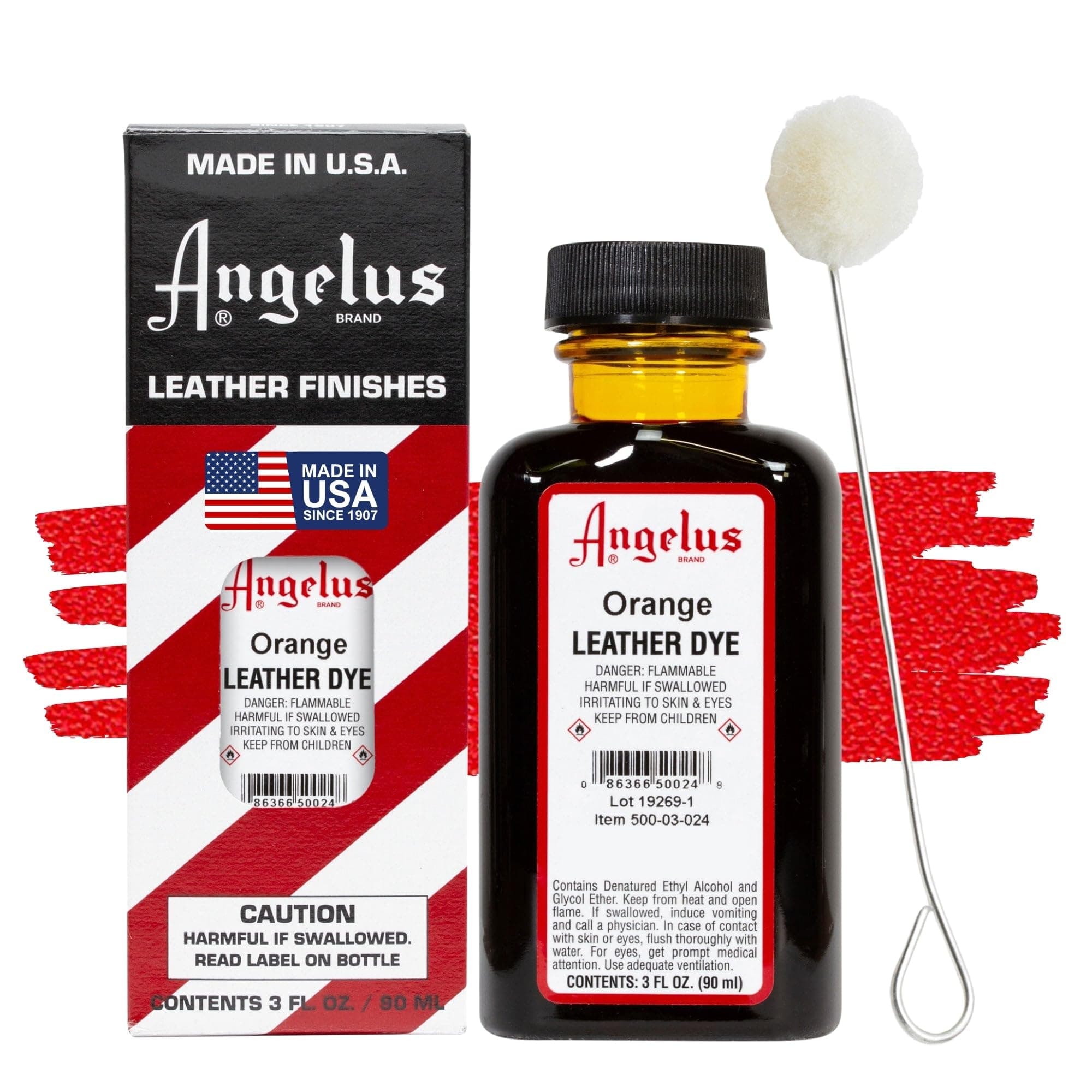 Angelus Leather Dye Orange